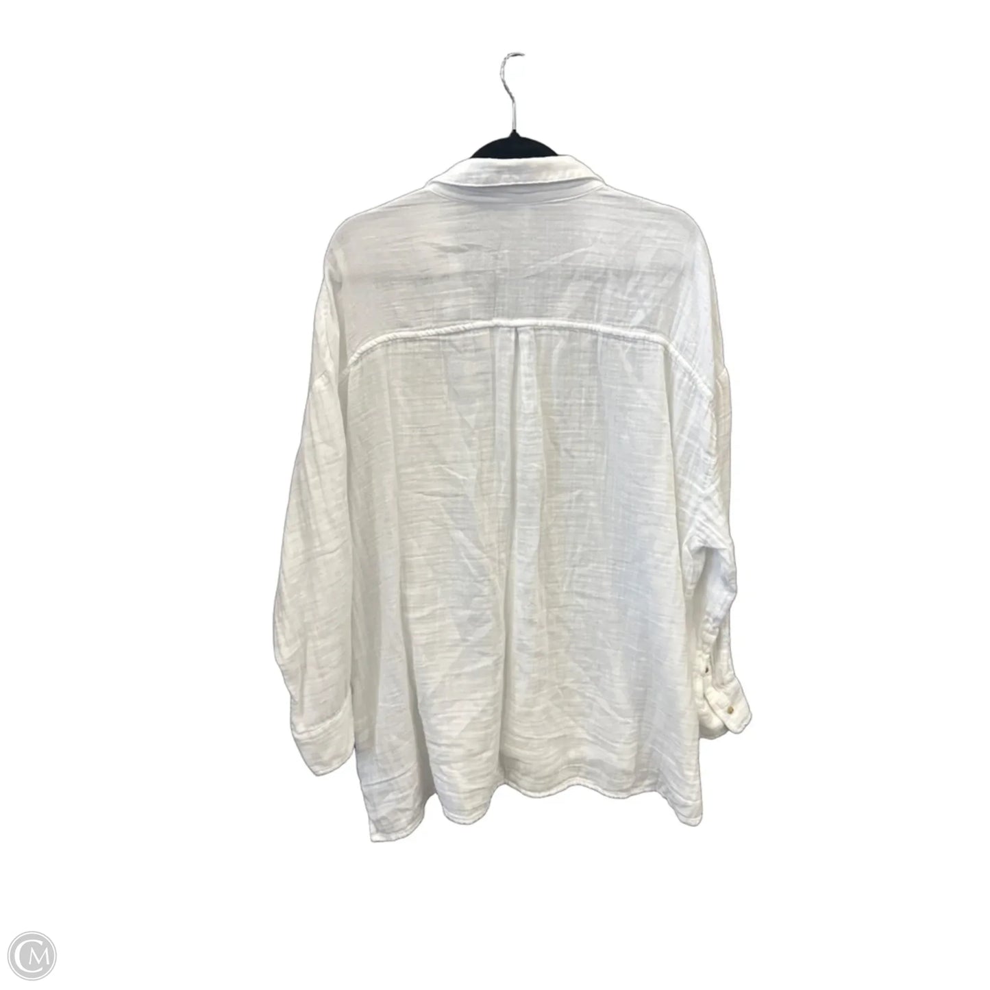 Top Long Sleeve By Old Navy In White, Size: Xxl