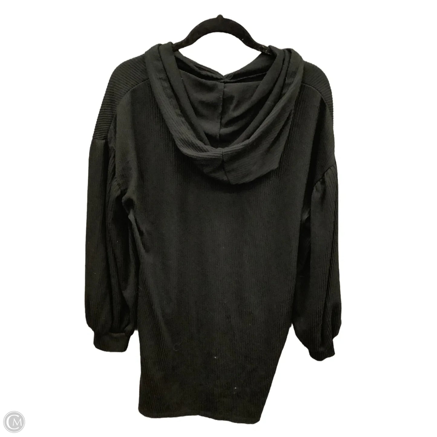 Sweatshirt Hoodie By Clothes Mentor In Black, Size: L