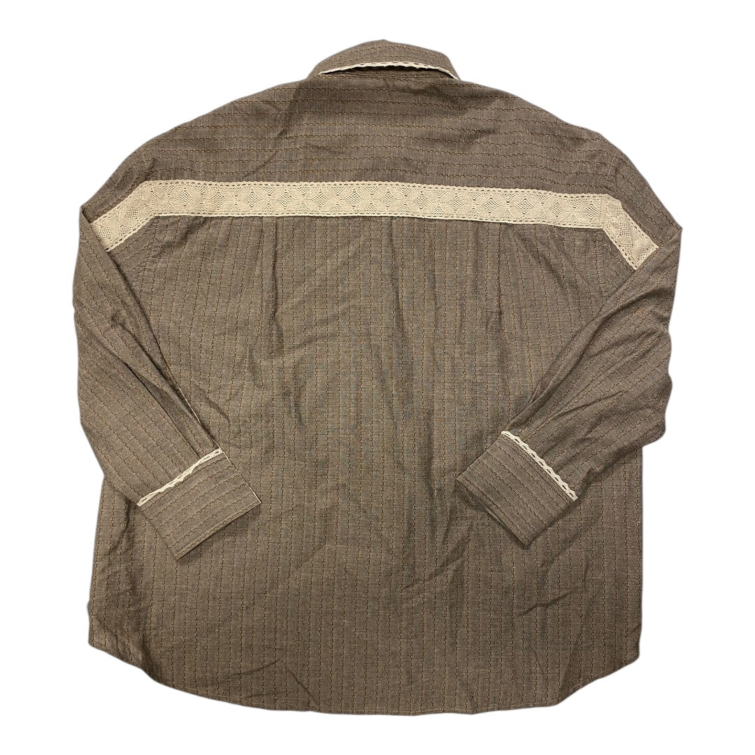 Top Ls By Ee Some In Brown, Size:M