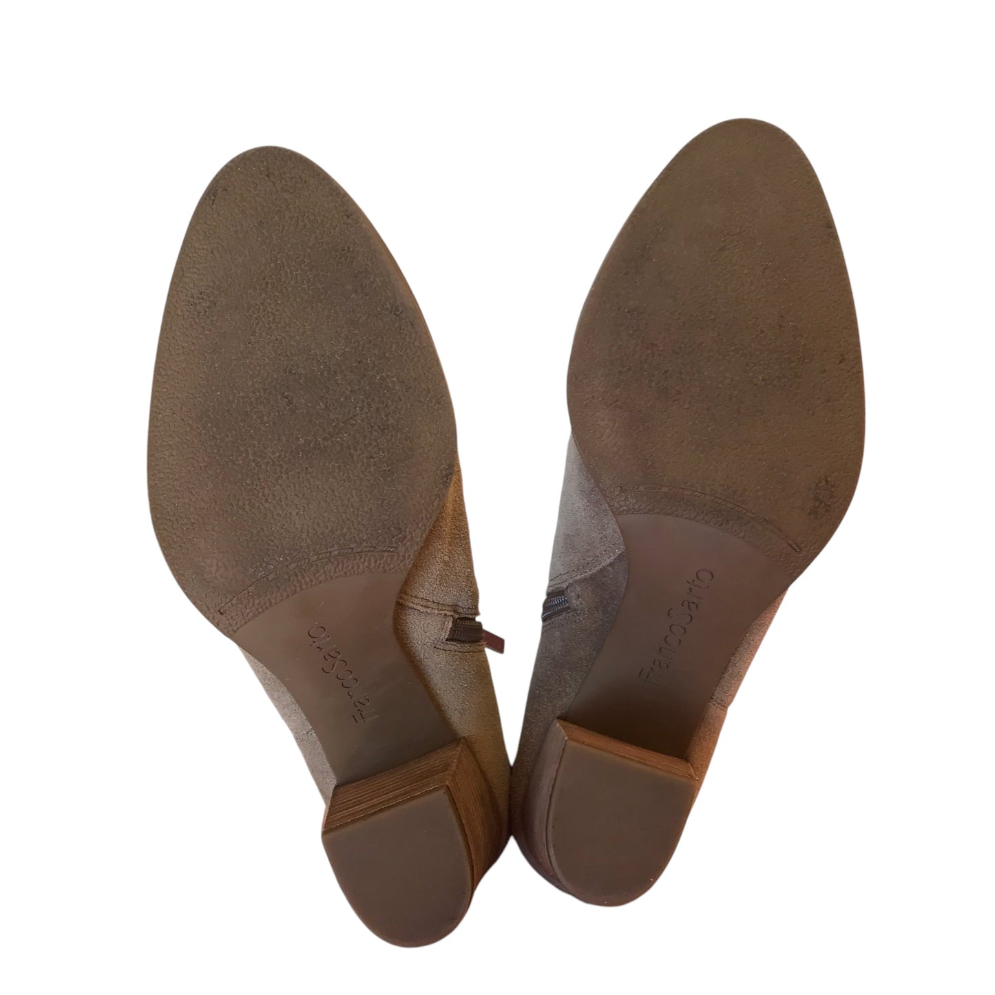 Boots Ankle Heels By Franco Sarto In Tan, Size:9