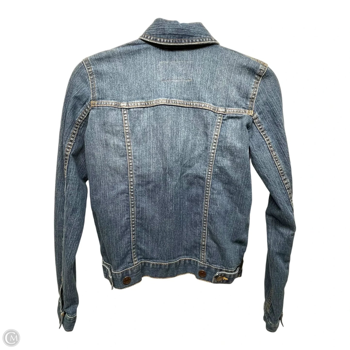 Jacket Denim By Banana Republic In Blue Denim, Size: Xxs