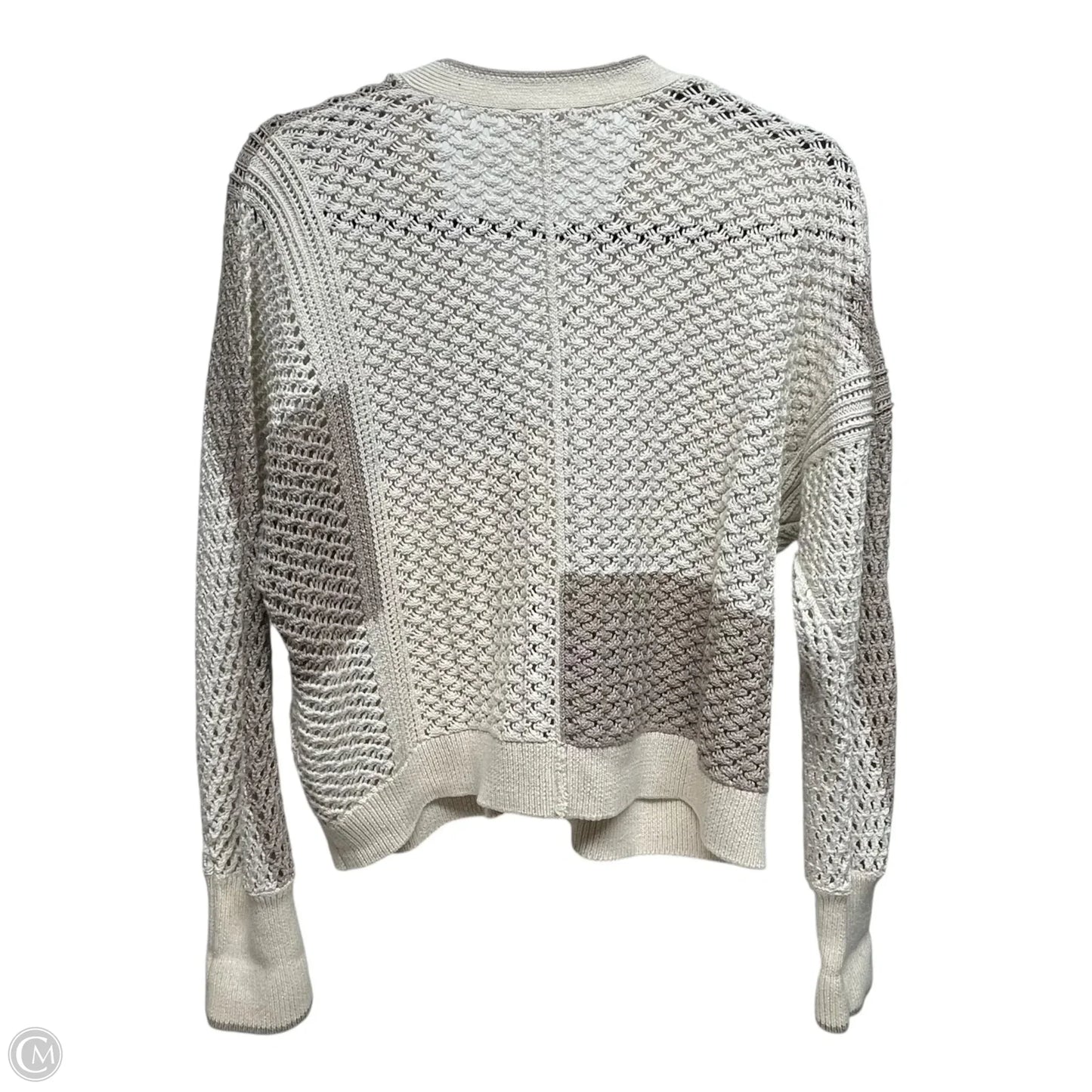 Sweater Cardigan By Splendid In Cream & Tan, Size: Xs