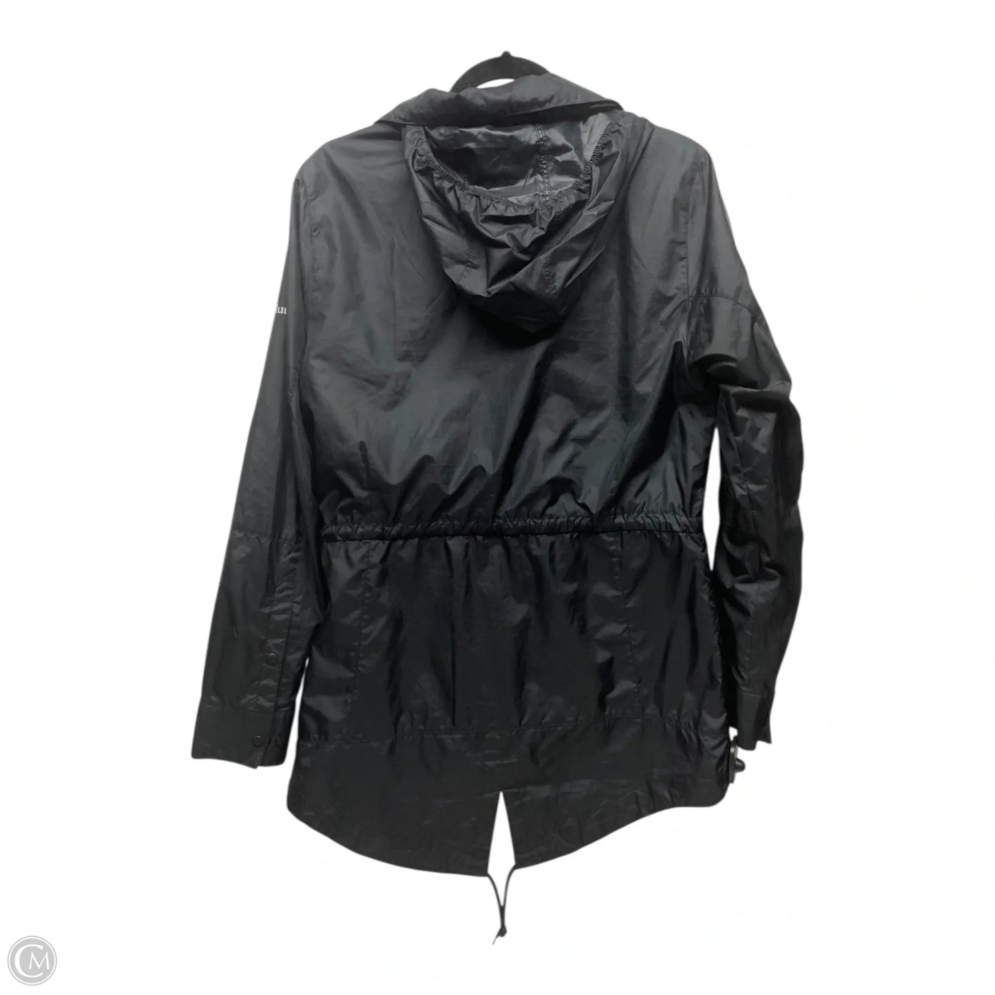 Jacket Windbreaker By Columbia In Black, Size: M