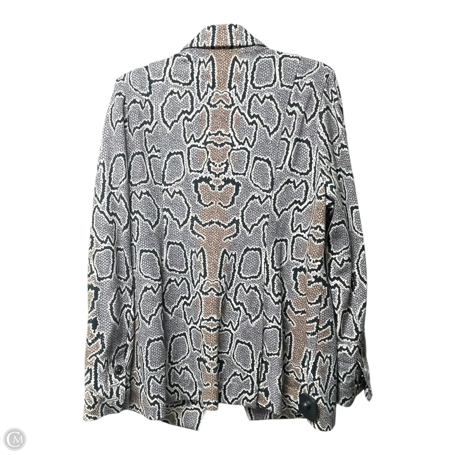 Blazer By Cabi In Snakeskin Print, Size: 14
