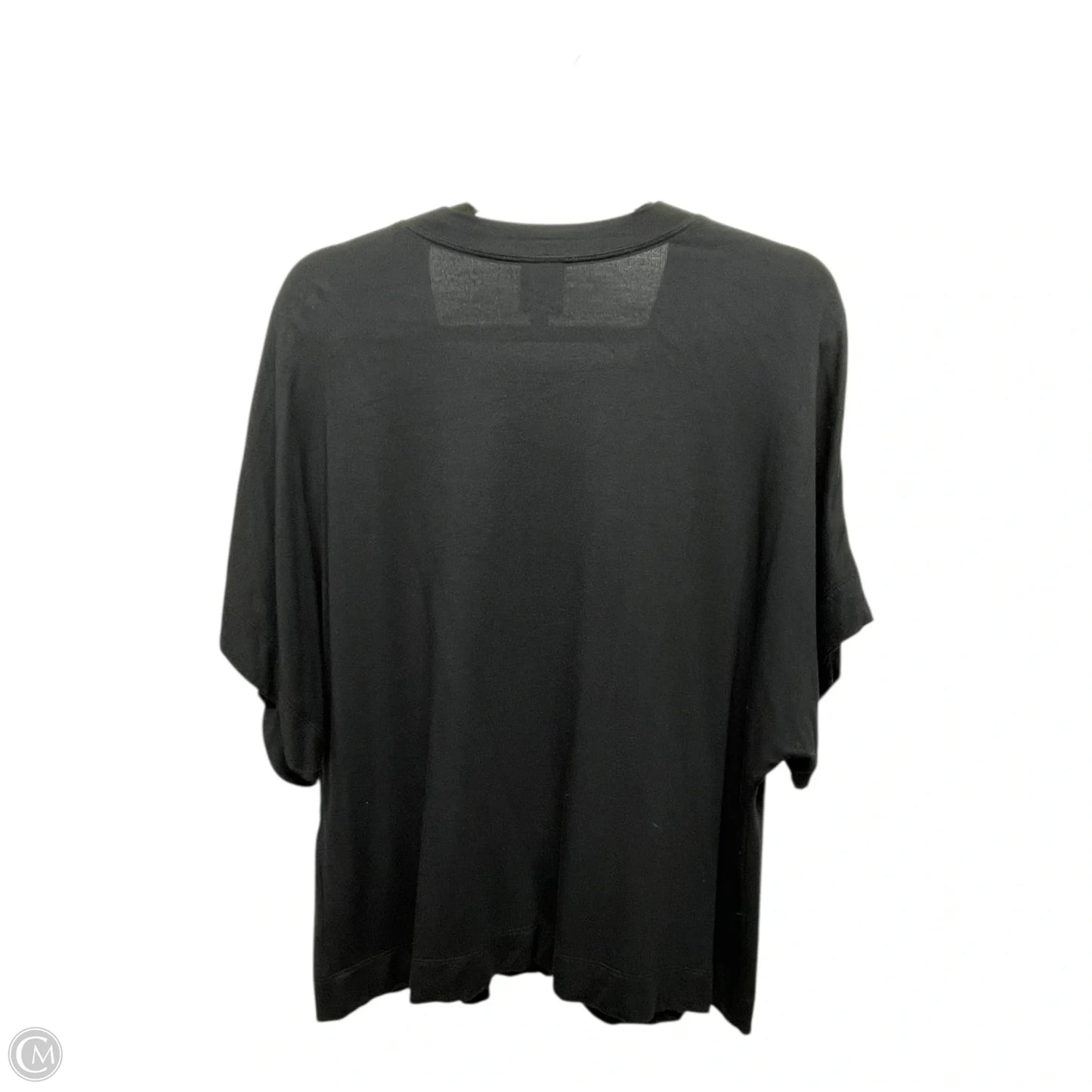 Top Short Sleeve By Cabi In Black, Size: M