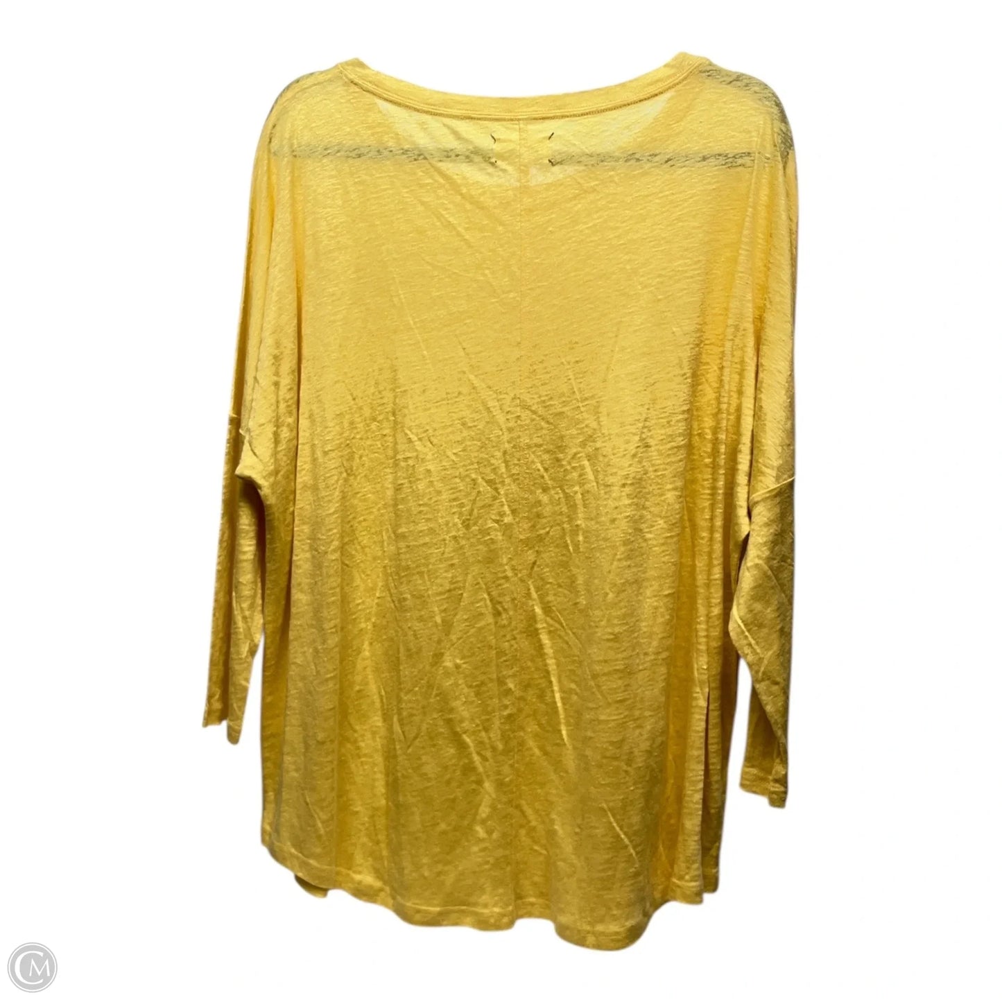 Top Long Sleeve By Lou And Grey In Yellow, Size: Xl