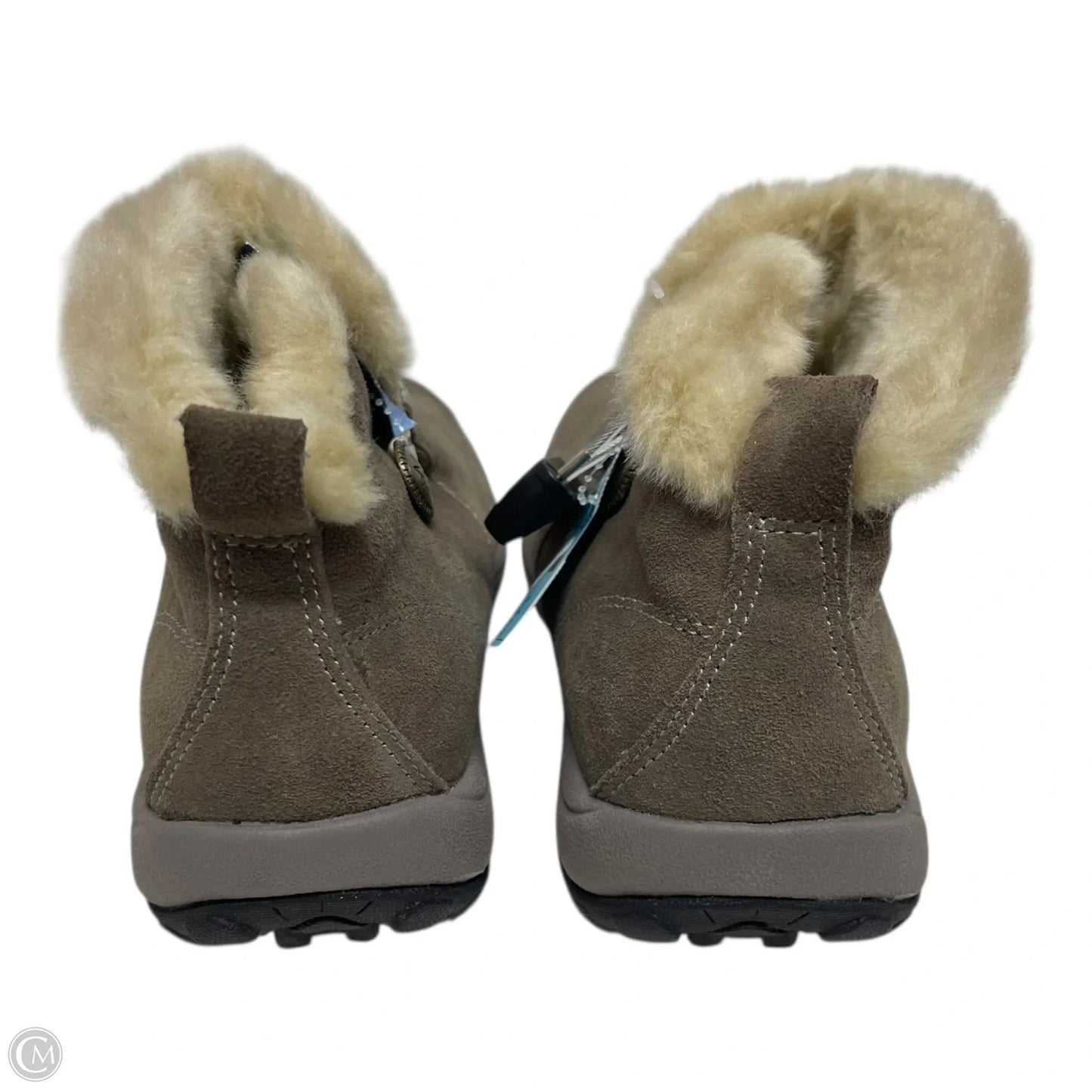 Boots Ankle Flats By Easy Spirit In Taupe, Size: 7.5