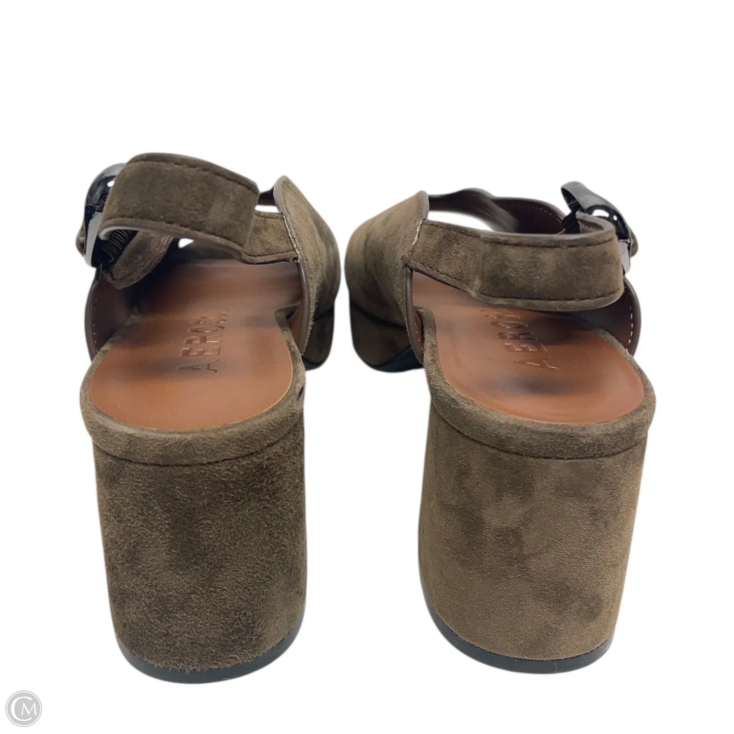 Sandals Heels Block By Aerosoles In Brown, Size: 9