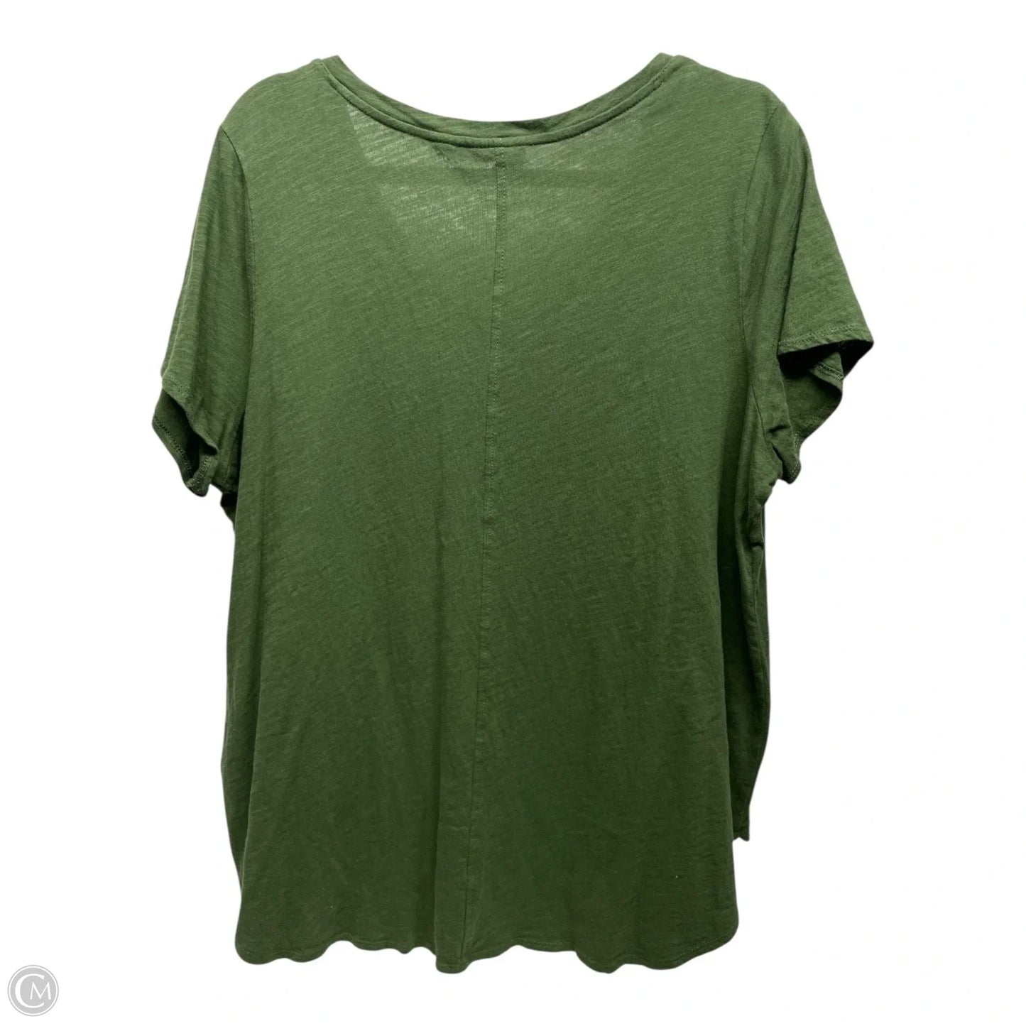 Top Short Sleeve By Cynthia Rowley In Green, Size: 2x