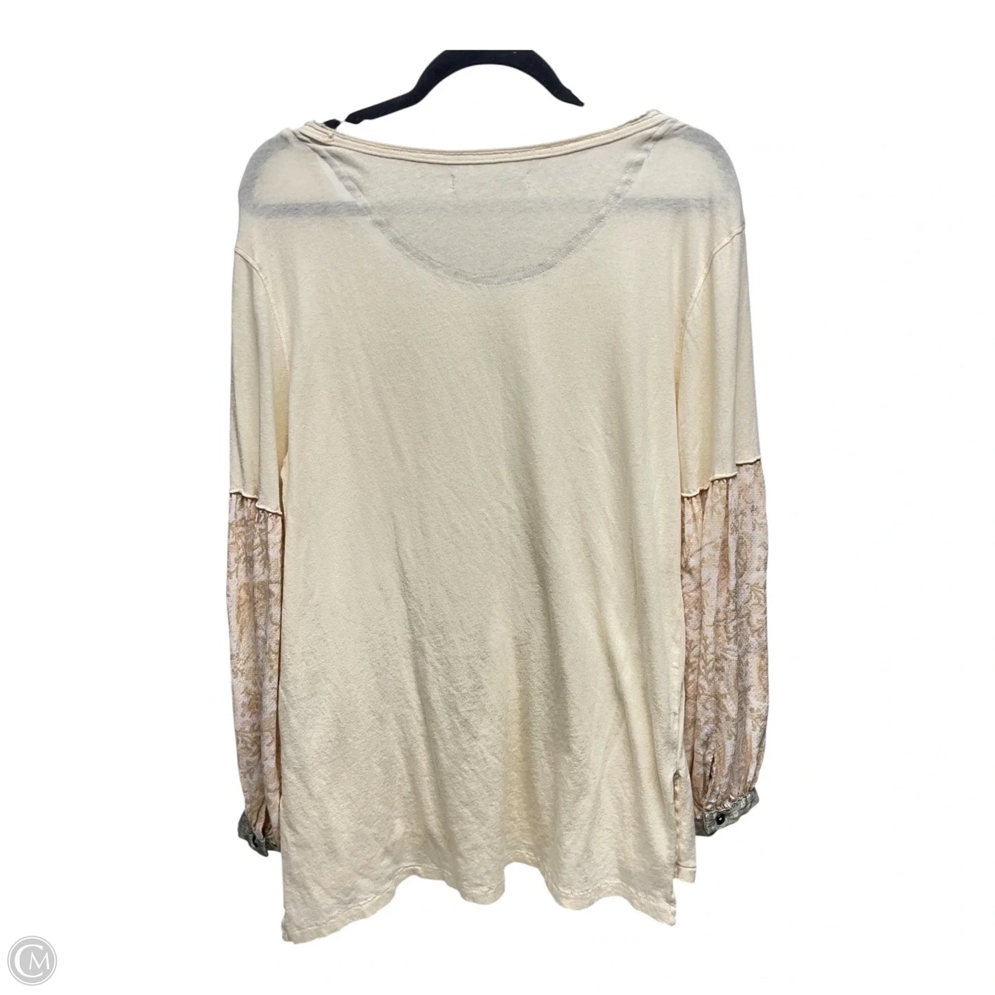 Top Long Sleeve By We The Free In Cream, Size: Xs