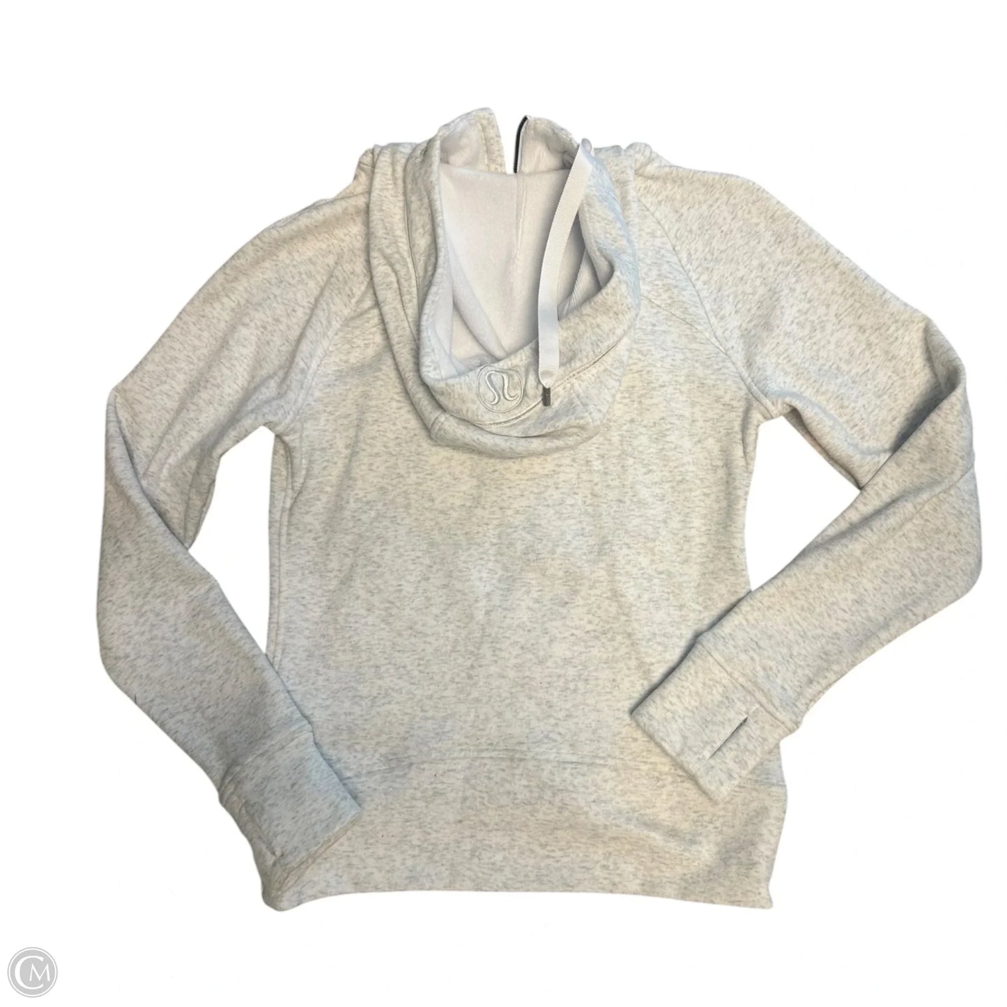 Athletic Jacket By Lululemon In Grey, Size: 6