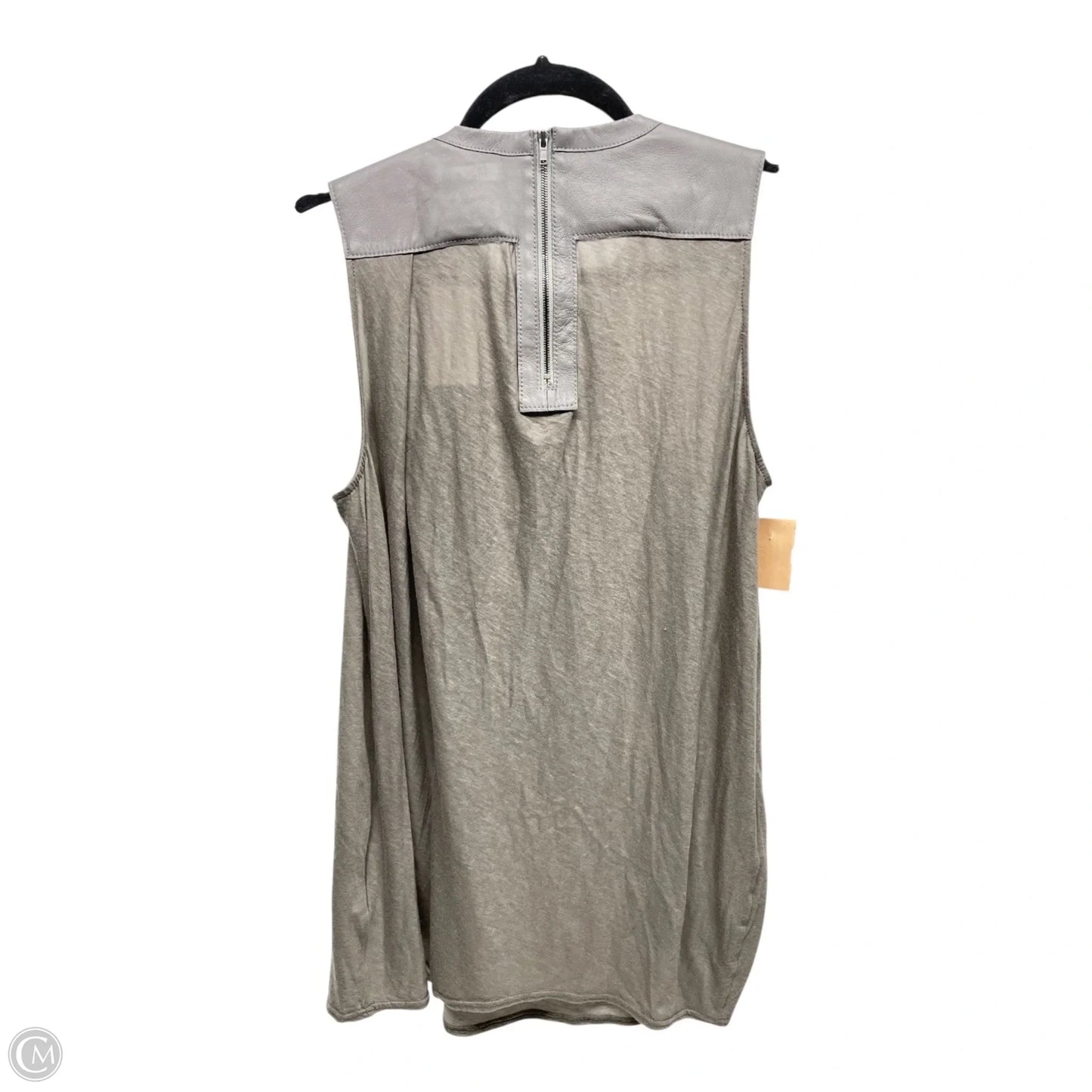 Top Sleeveless By Helmut Lang In Taupe, Size: M