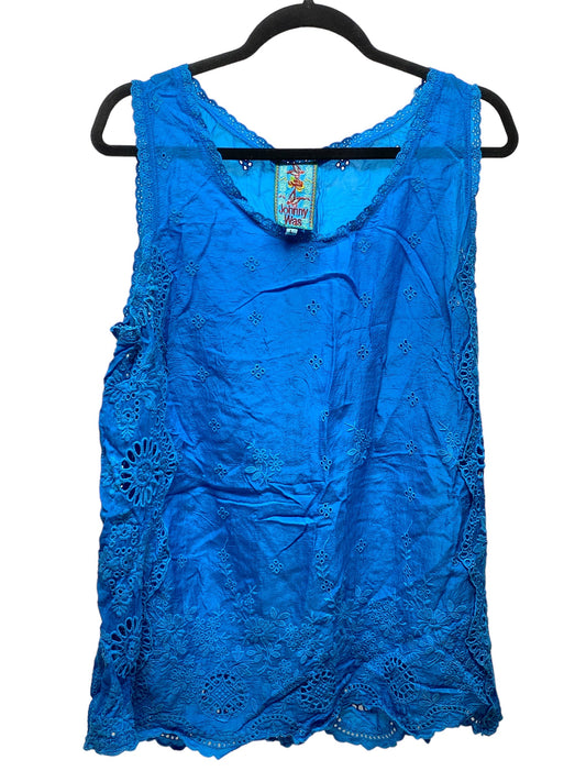 Top Sleeveless Designer By Johnny Was  Size: L