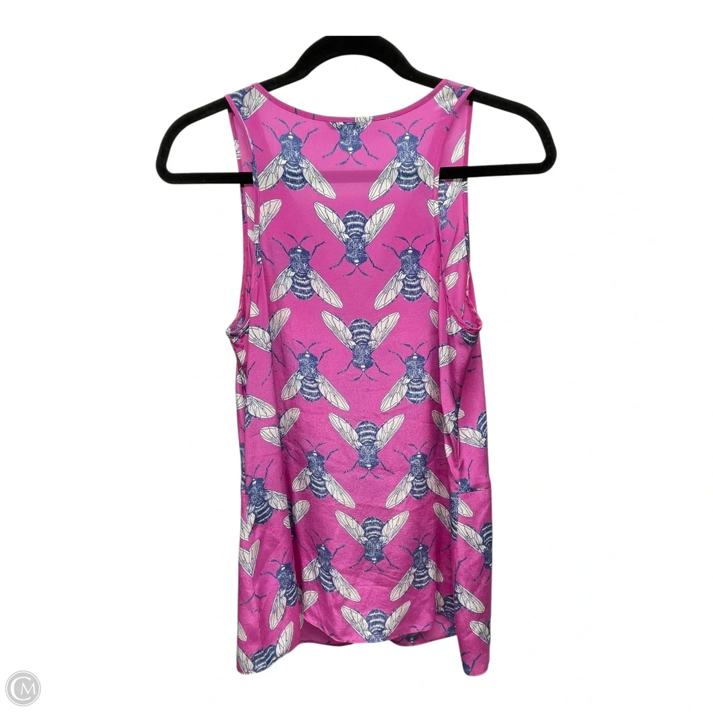 Top Sleeveless By leifnotes In Blue & Pink, Size: 4