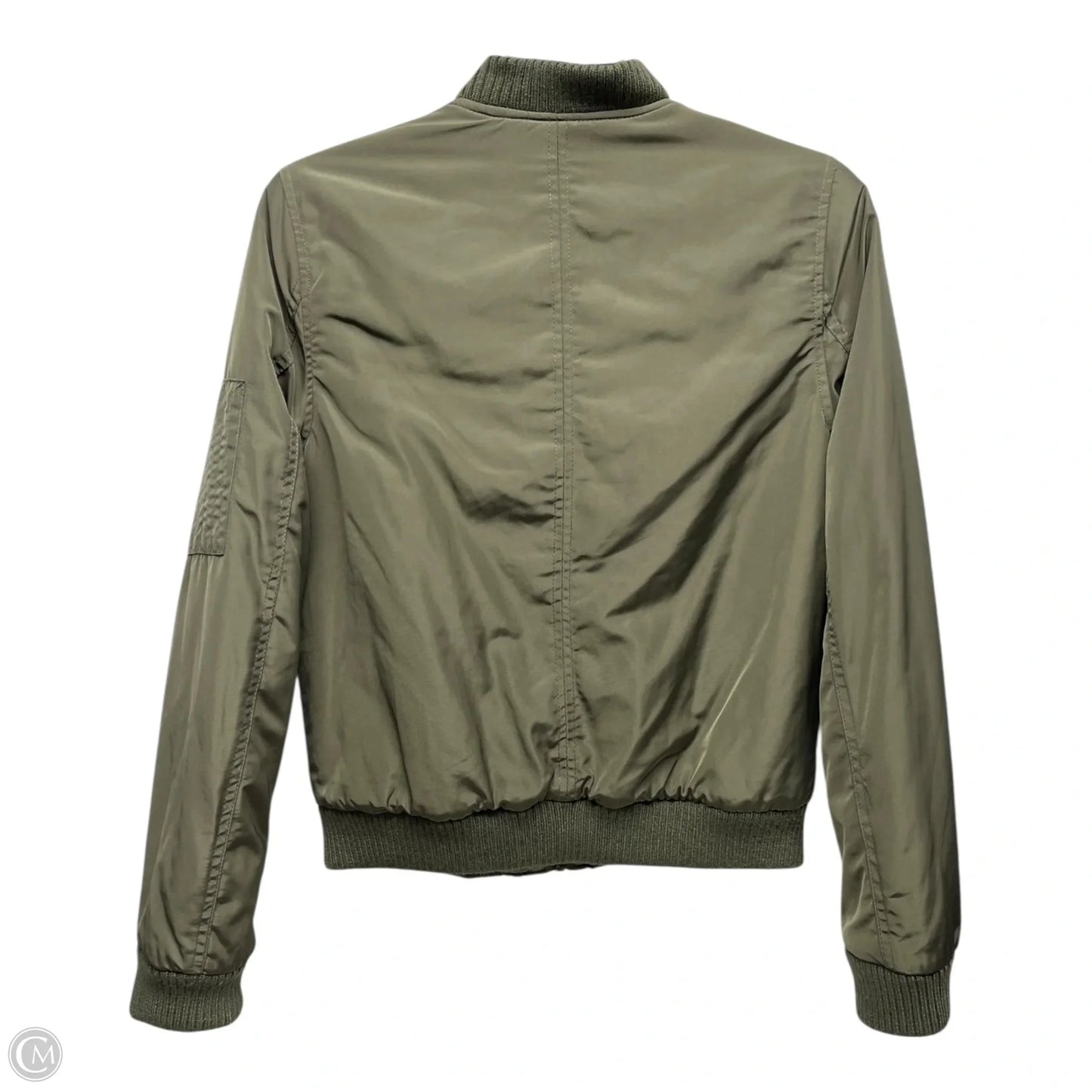 Jacket Puffer & Quilted By New Look In Green & Orange, Size: M