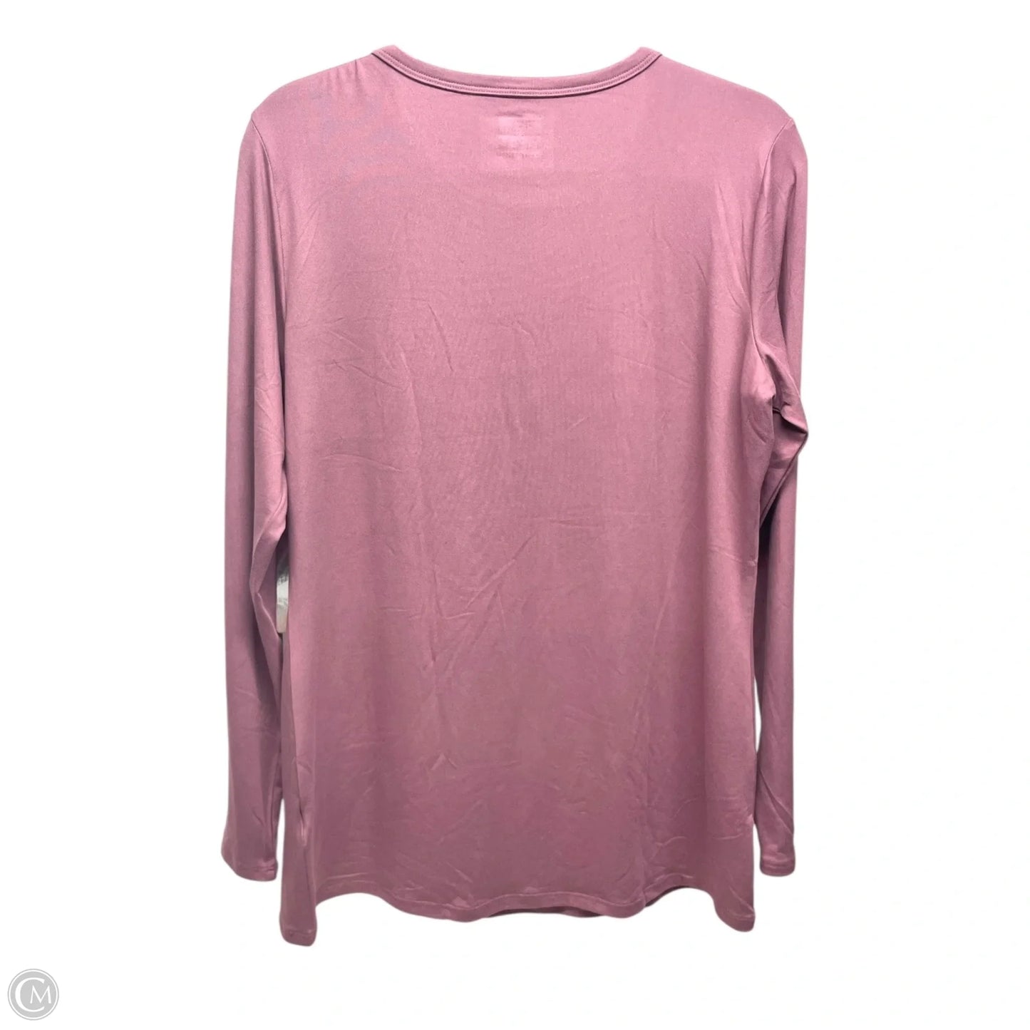 Athletic Top Long Sleeve Crewneck By 32 Degrees In Mauve, Size: Xl