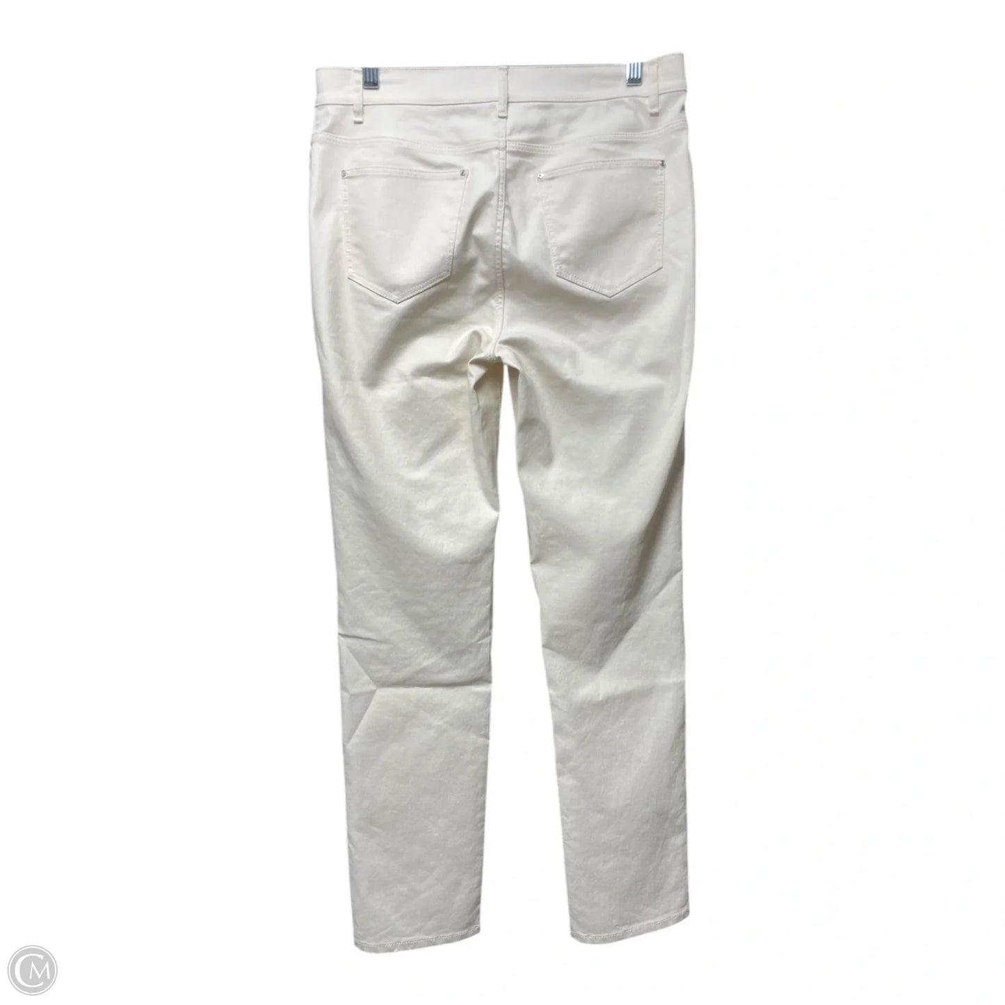 Pants Designer By Lafayette 148 In Ivory, Size: 8