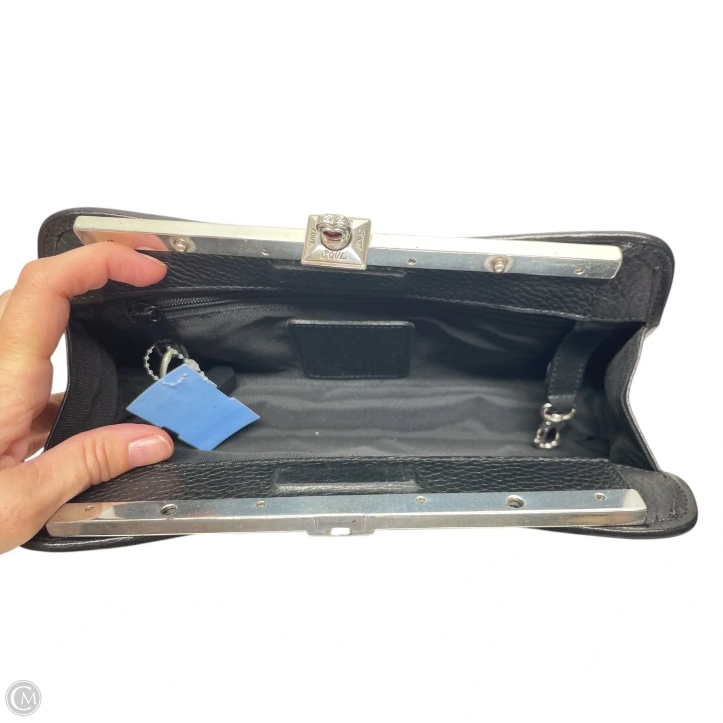 Clutch Leather By Brighton, Size: Medium