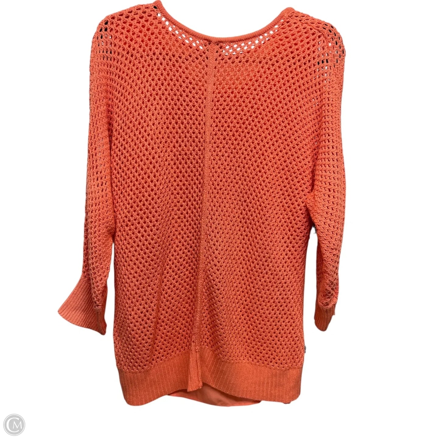 Sweater By Chicos In Orange, Size: L