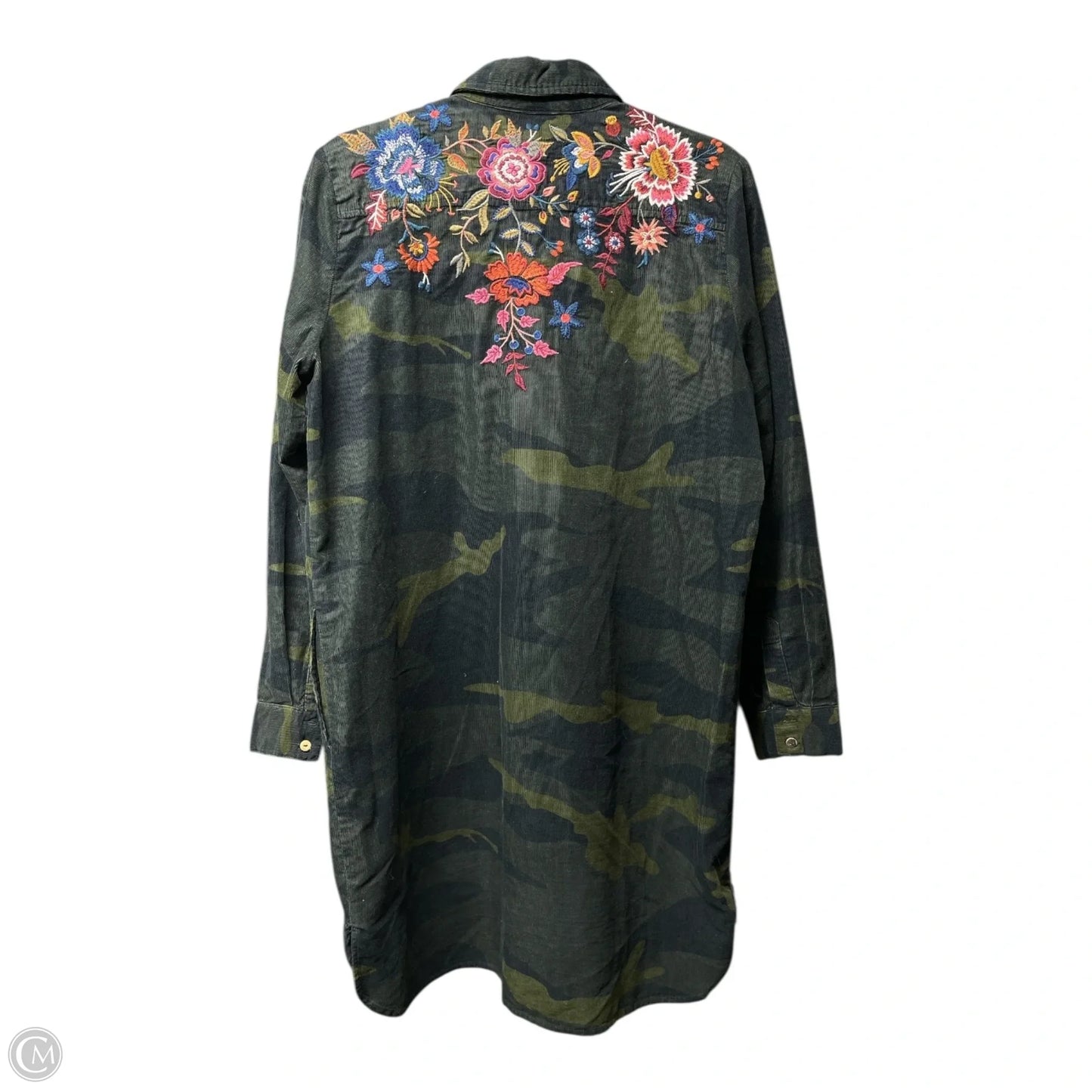 Dress Casual Short By Johnny Was In Camouflage Print, Size: M