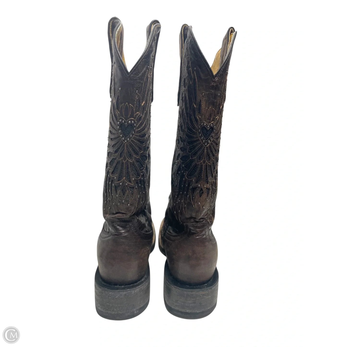 Boots Western By cavenders - In Black & Brown, Size: 8.5