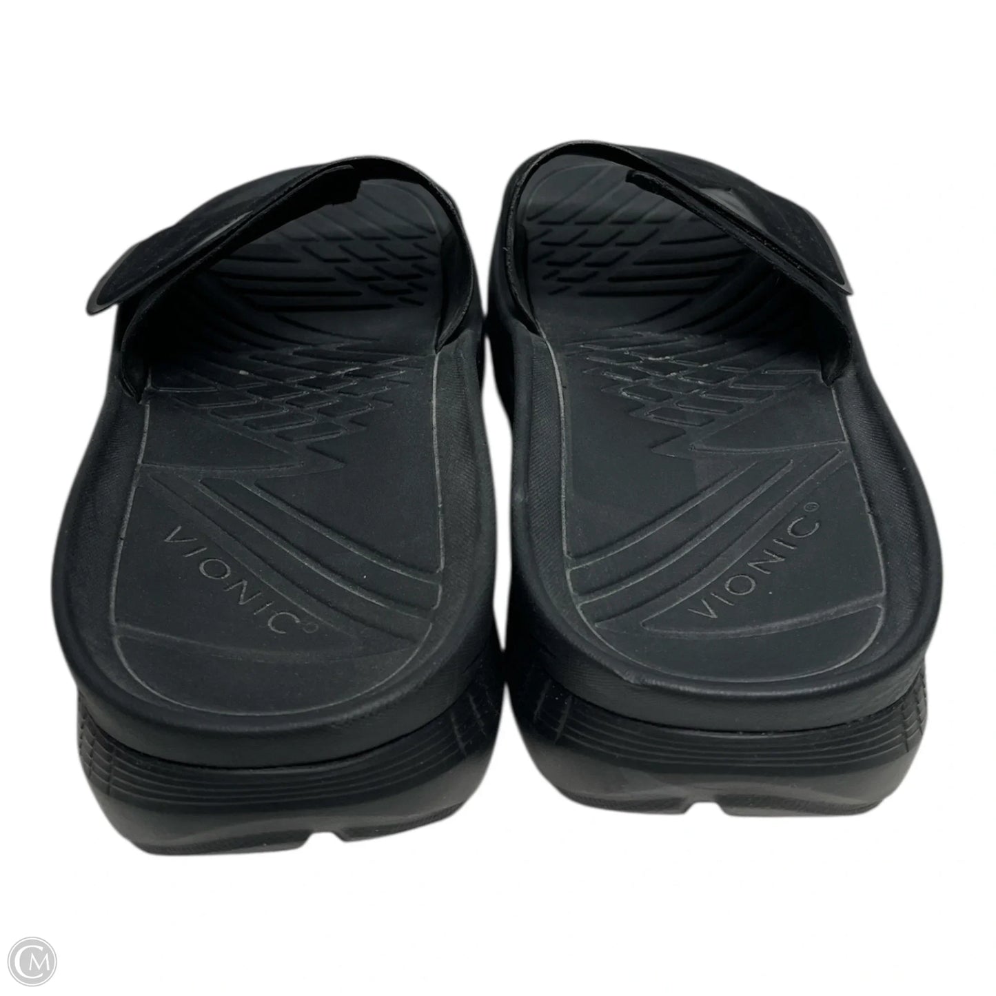 Sandals Flats By Vionic In Black, Size: 10