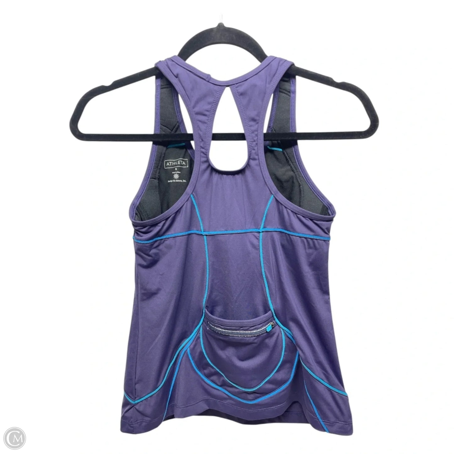 Athletic Tank Top By Athleta In Blue & Purple, Size: S