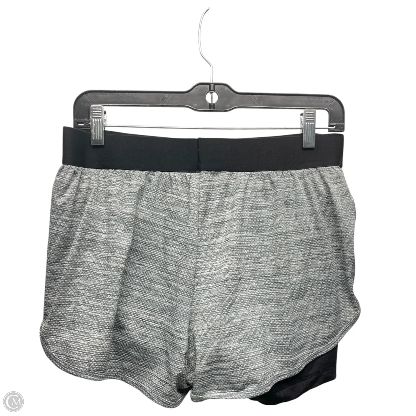 Shorts By Champion In Black & Grey, Size: M