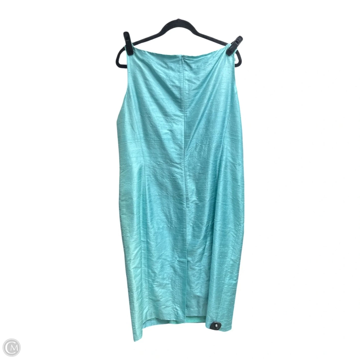 Dress Designer By Lafayette 148 In Teal, Size: 16
