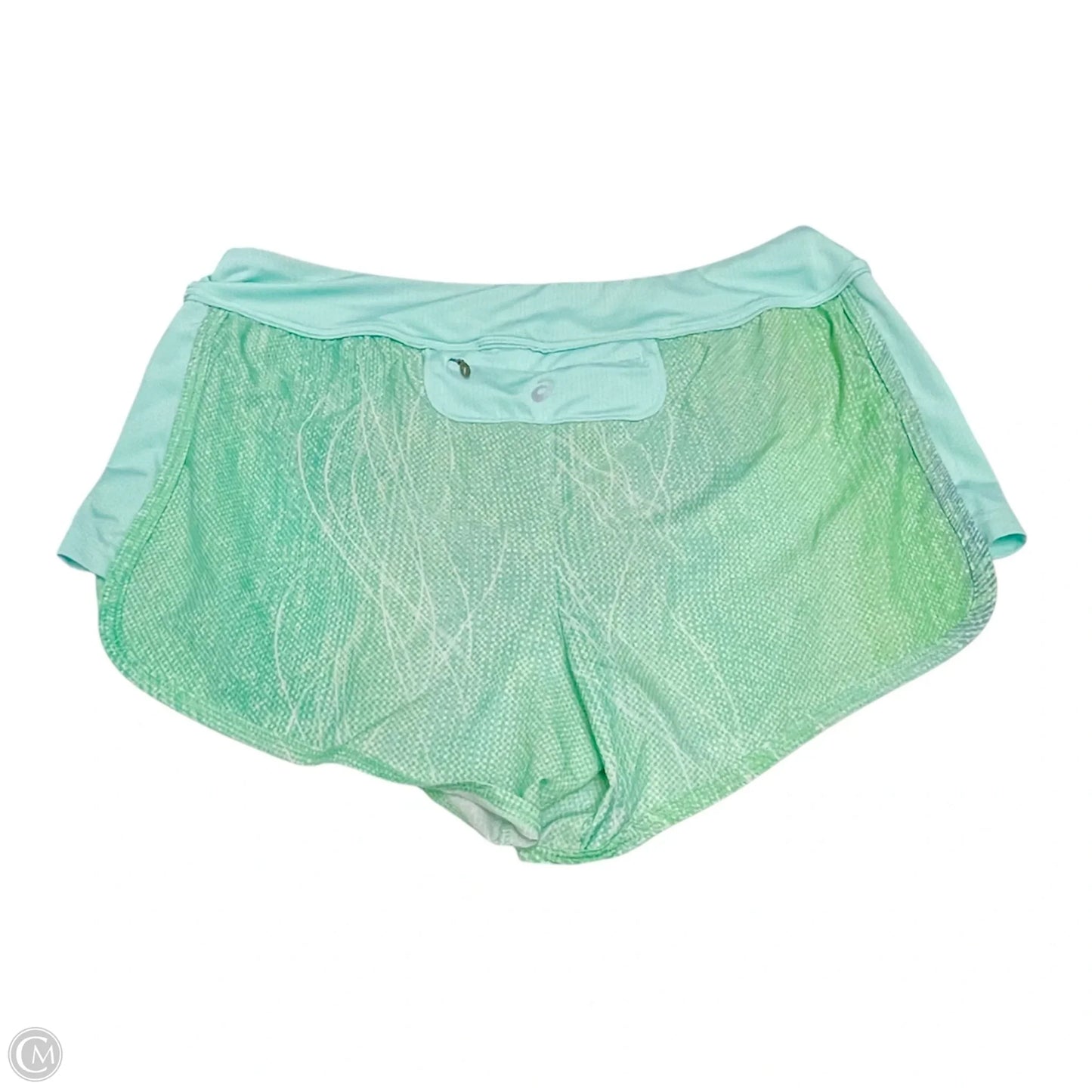 Shorts By Asics In Green & White, Size: M