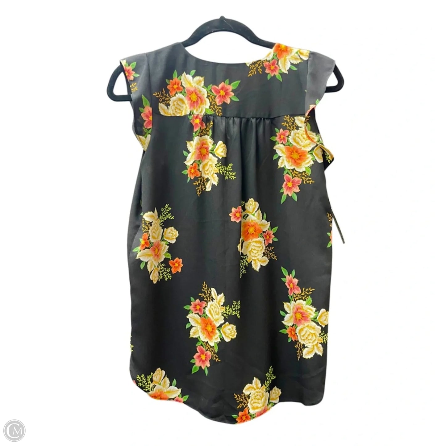 Top Short Sleeve By Loft In Floral Print, Size: Sp