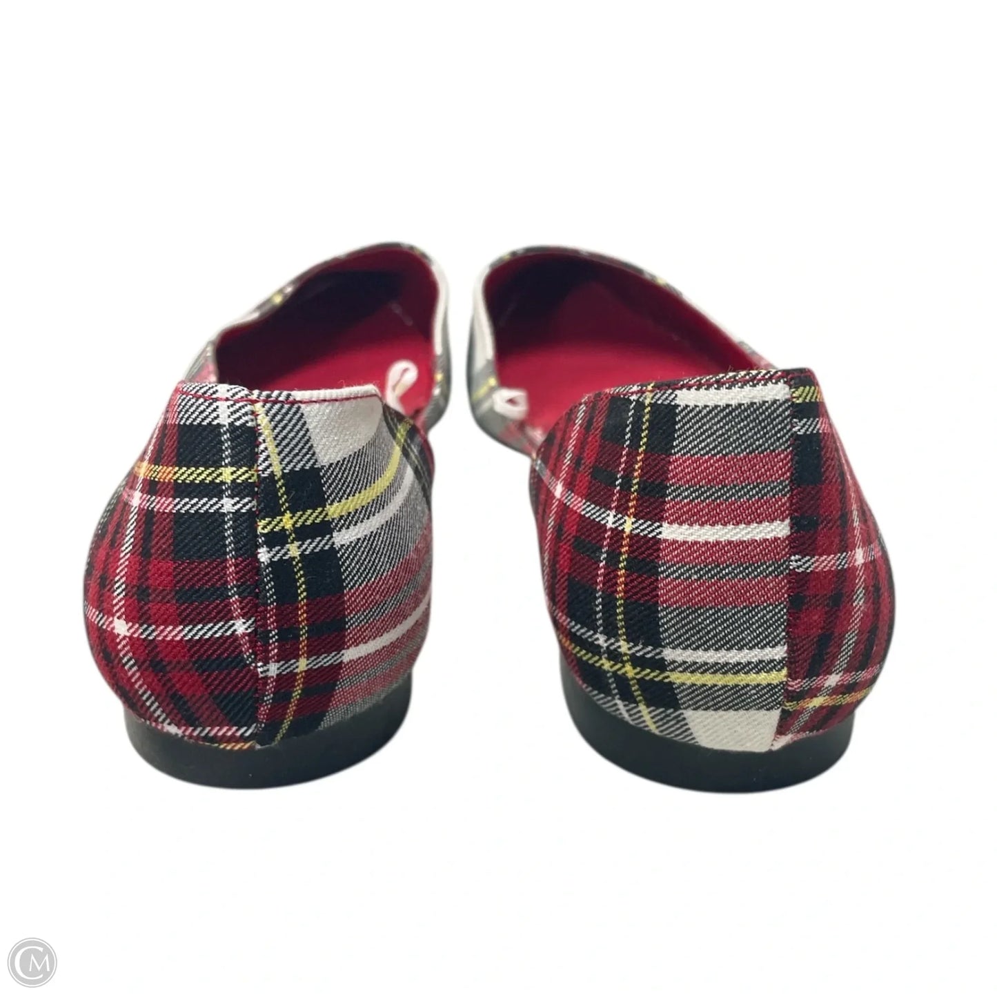 Shoes Flats By Isaac Mizrahi In Plaid Pattern, Size: 10