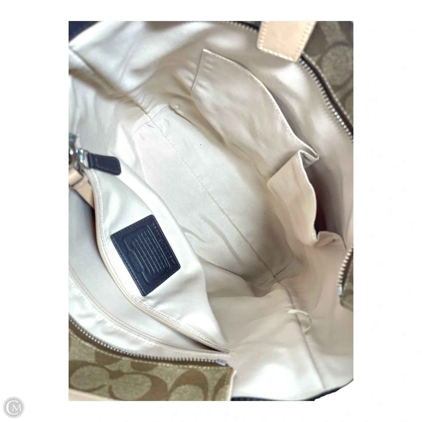 Tote Designer By Coach, Size: Medium