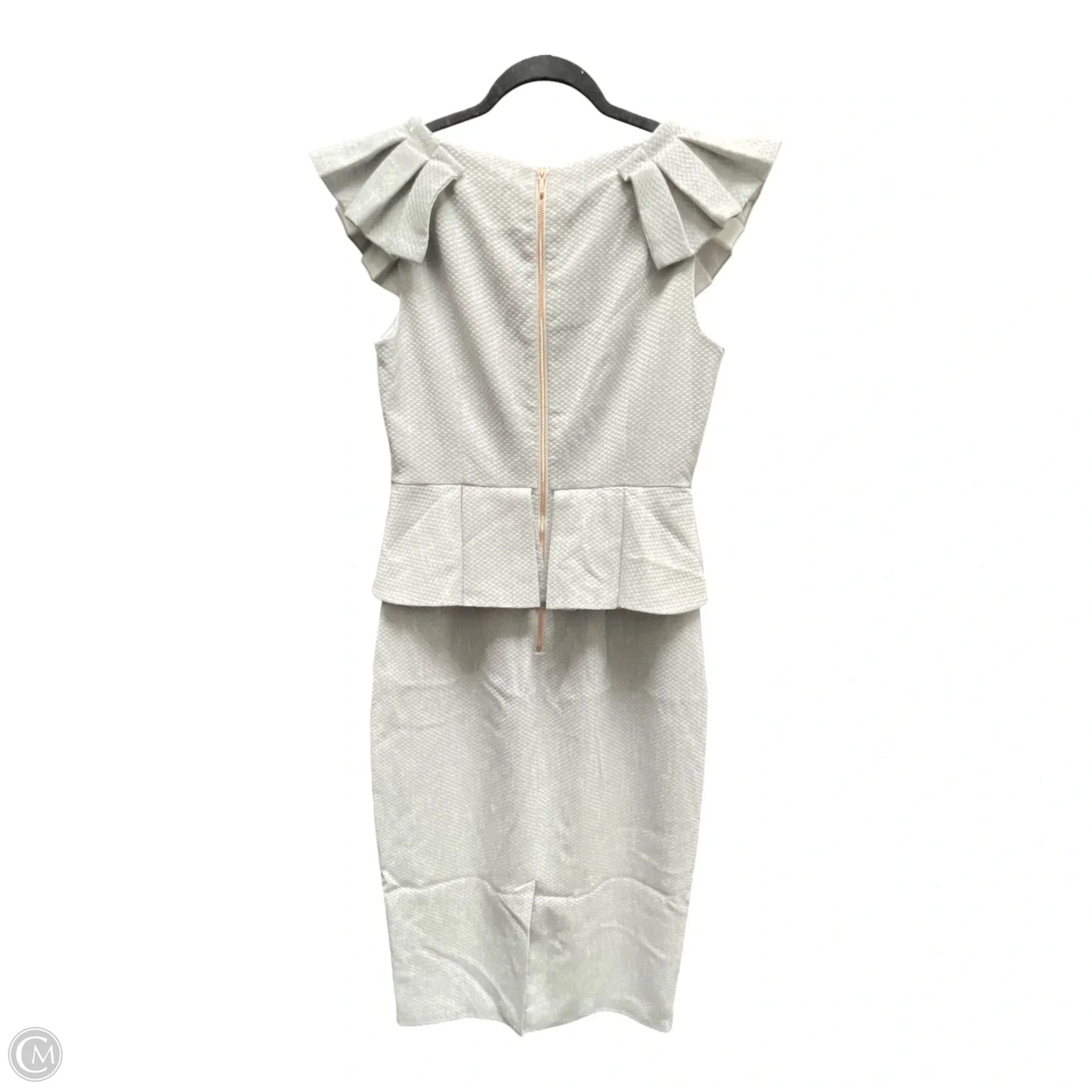 Dress Work By Ted Baker In Grey, Size: 2