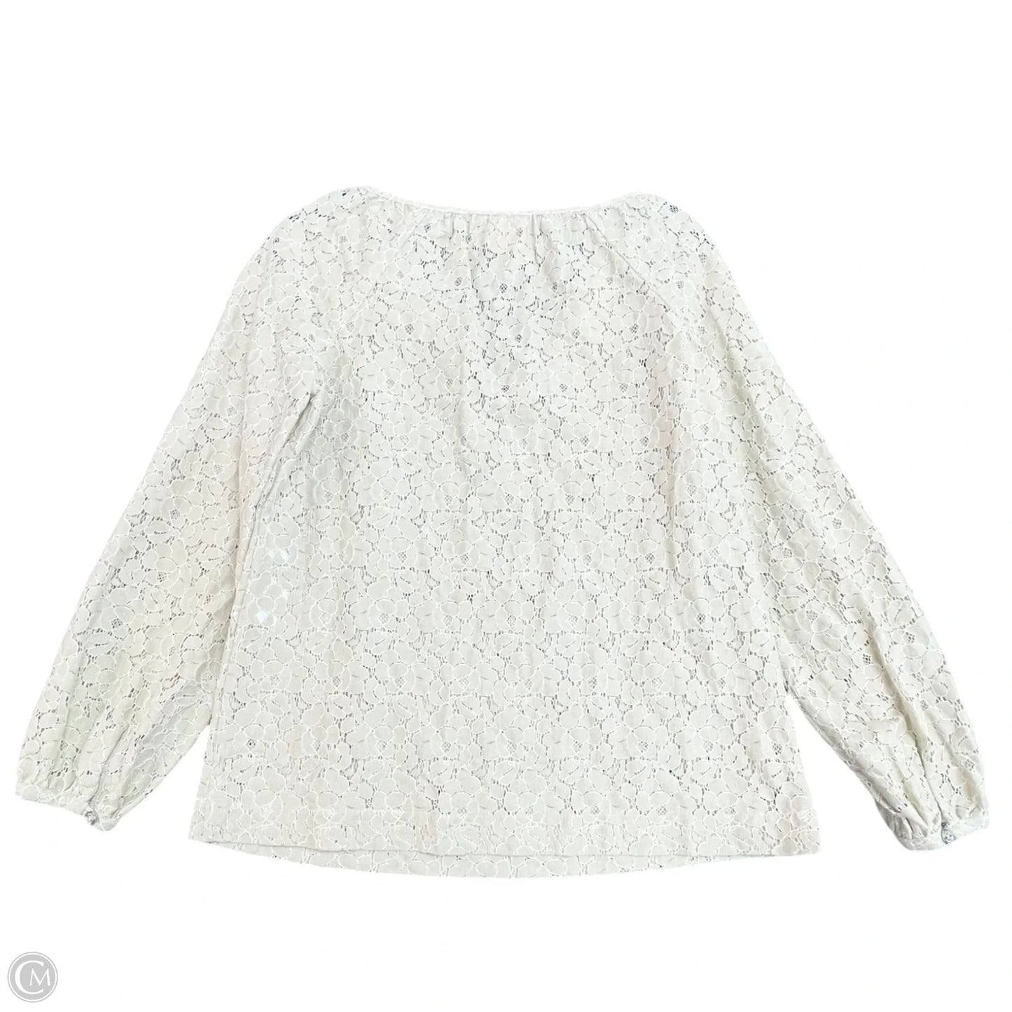 Top Long Sleeve Designer By Tory Burch In Beige, Size: 2