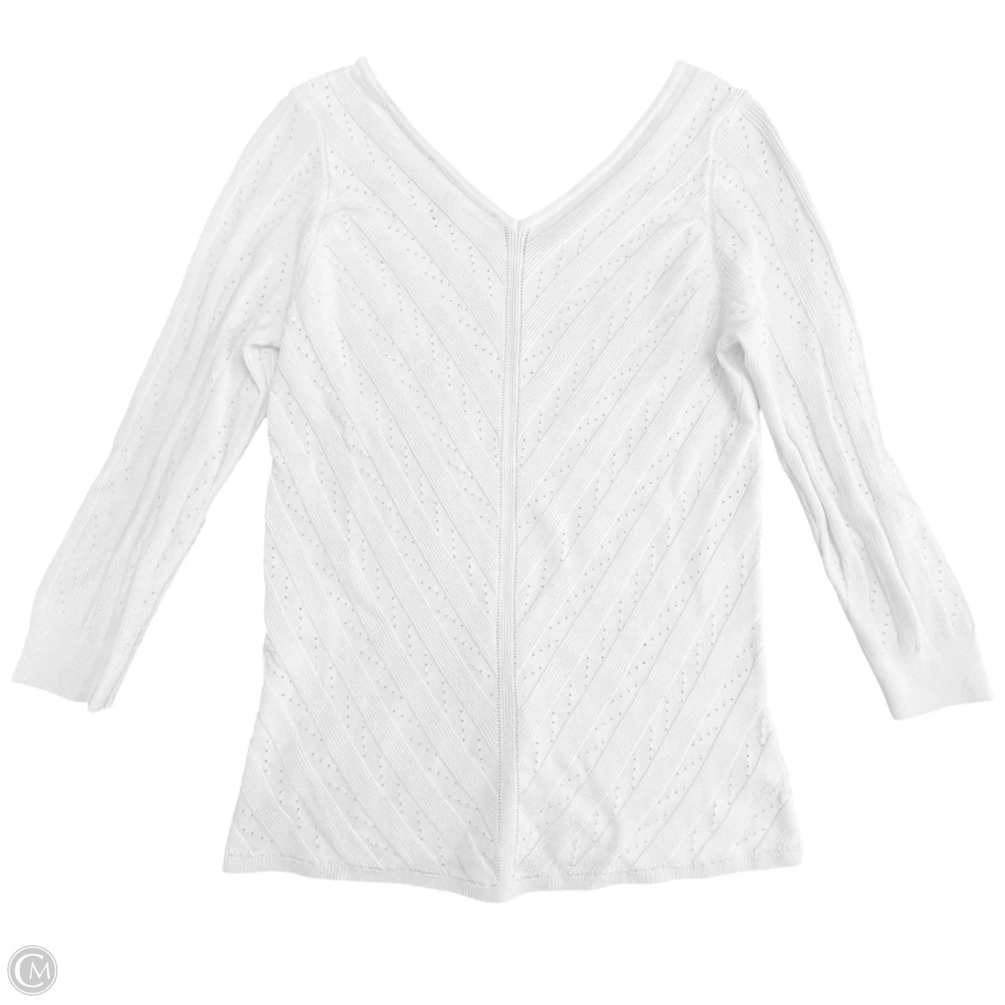 Sweater By White House Black Market In White, Size: M