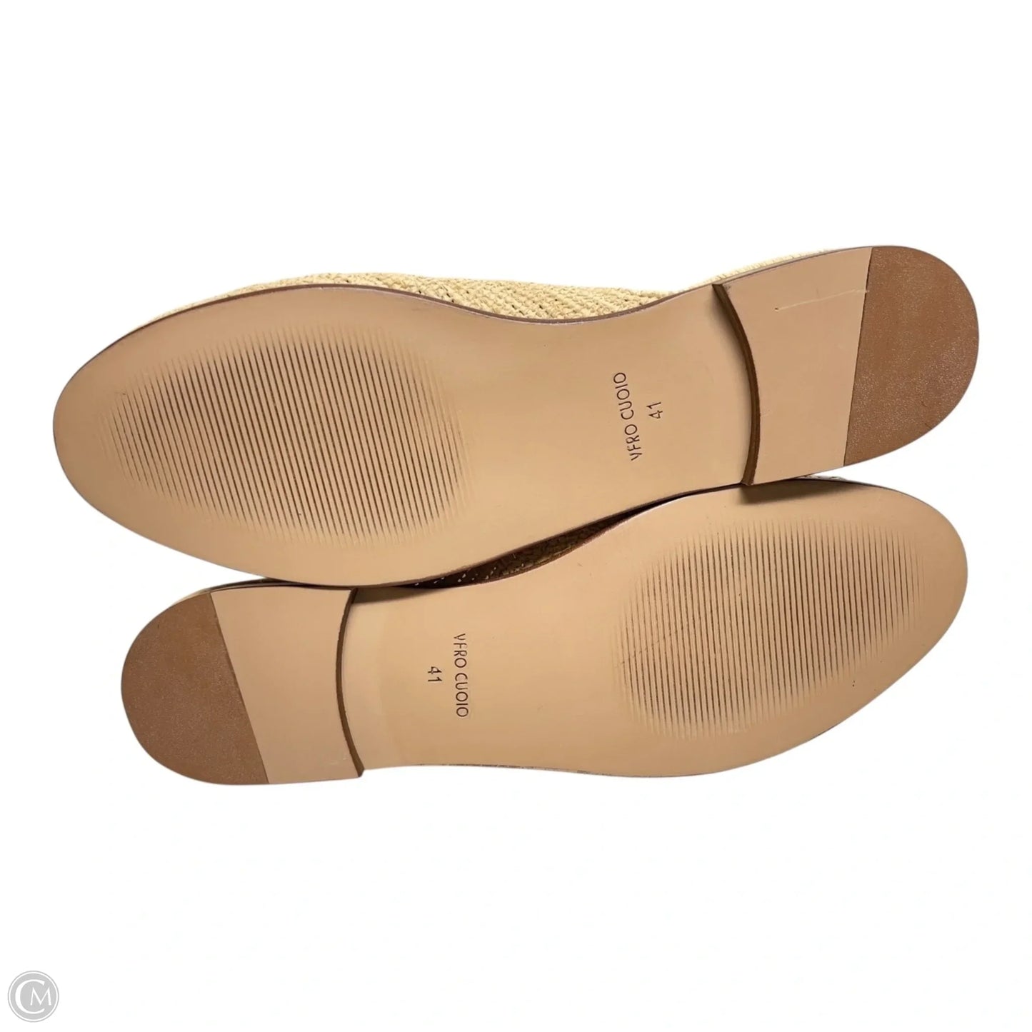 Shoes Flats By Clothes Mentor In Beige, Size: 10.5