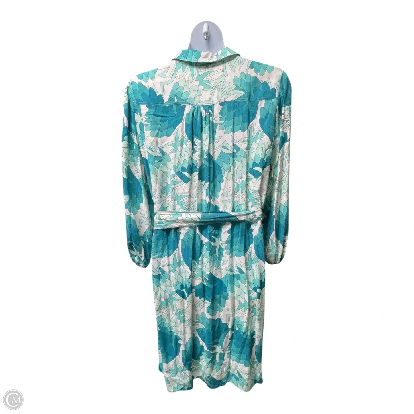 Dress Casual Short By Trina Turk In Teal, Size: M