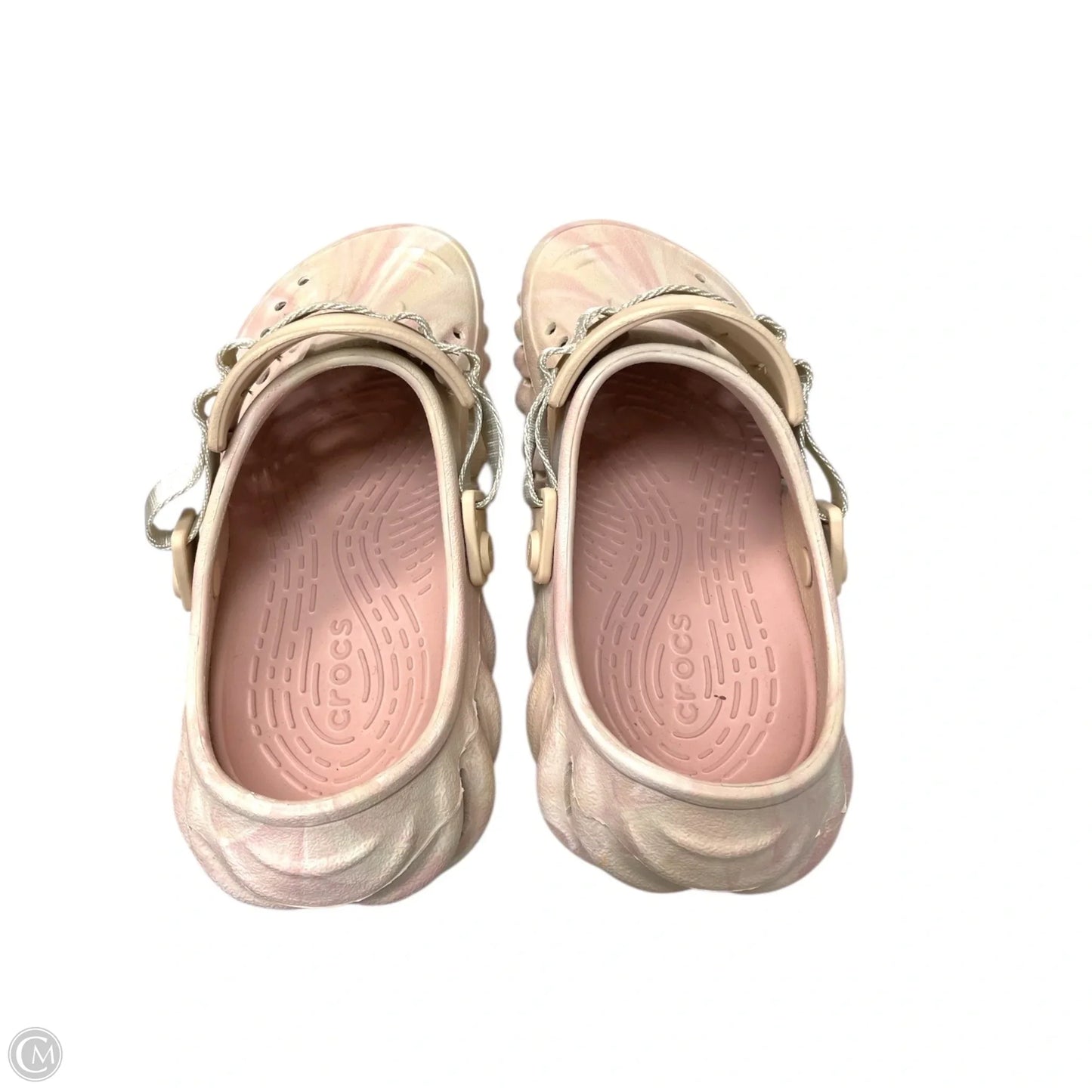 Shoes Flats By Crocs In Pink, Size: 7