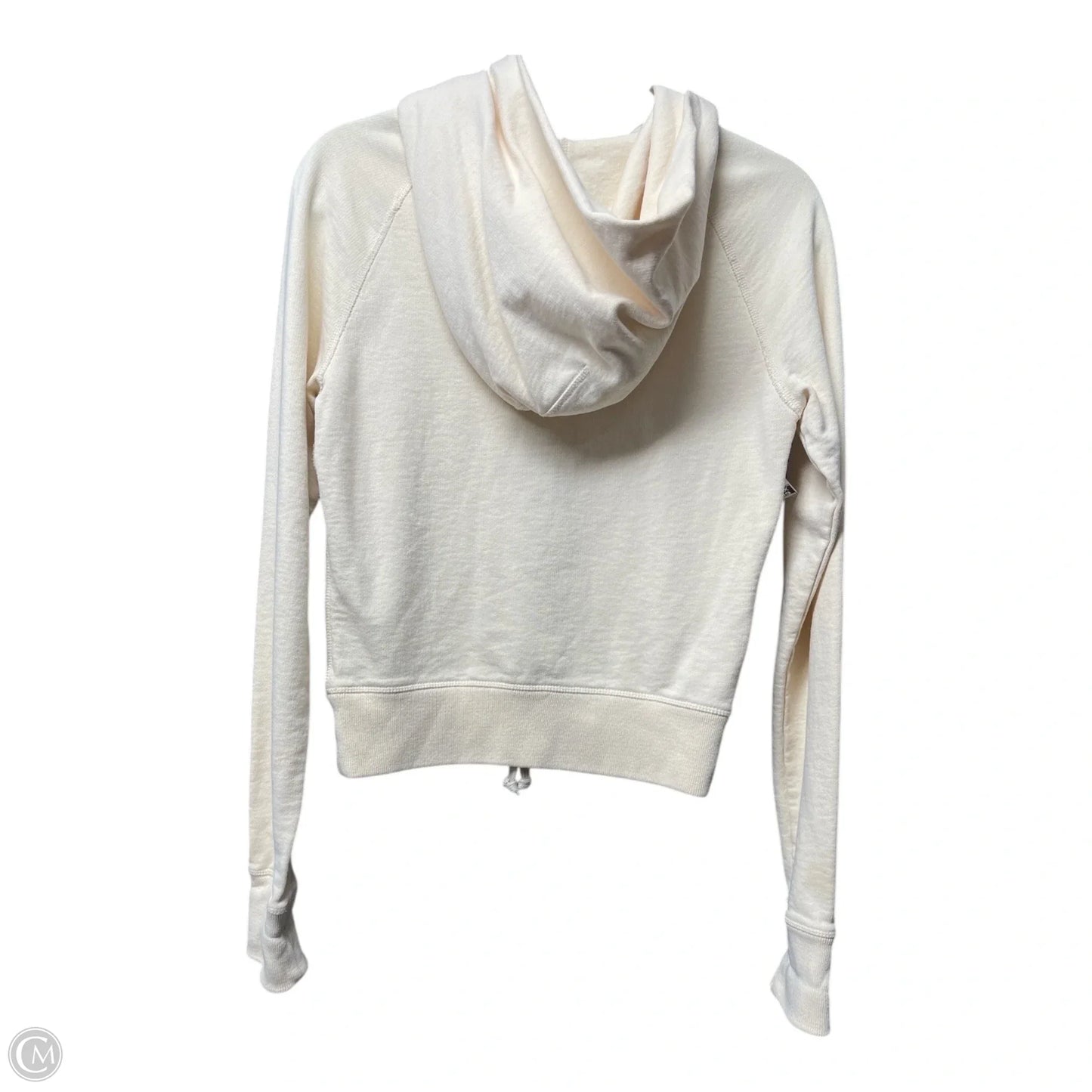 Sweatshirt Hoodie By Helmut Lang In Ivory, Size: Xs