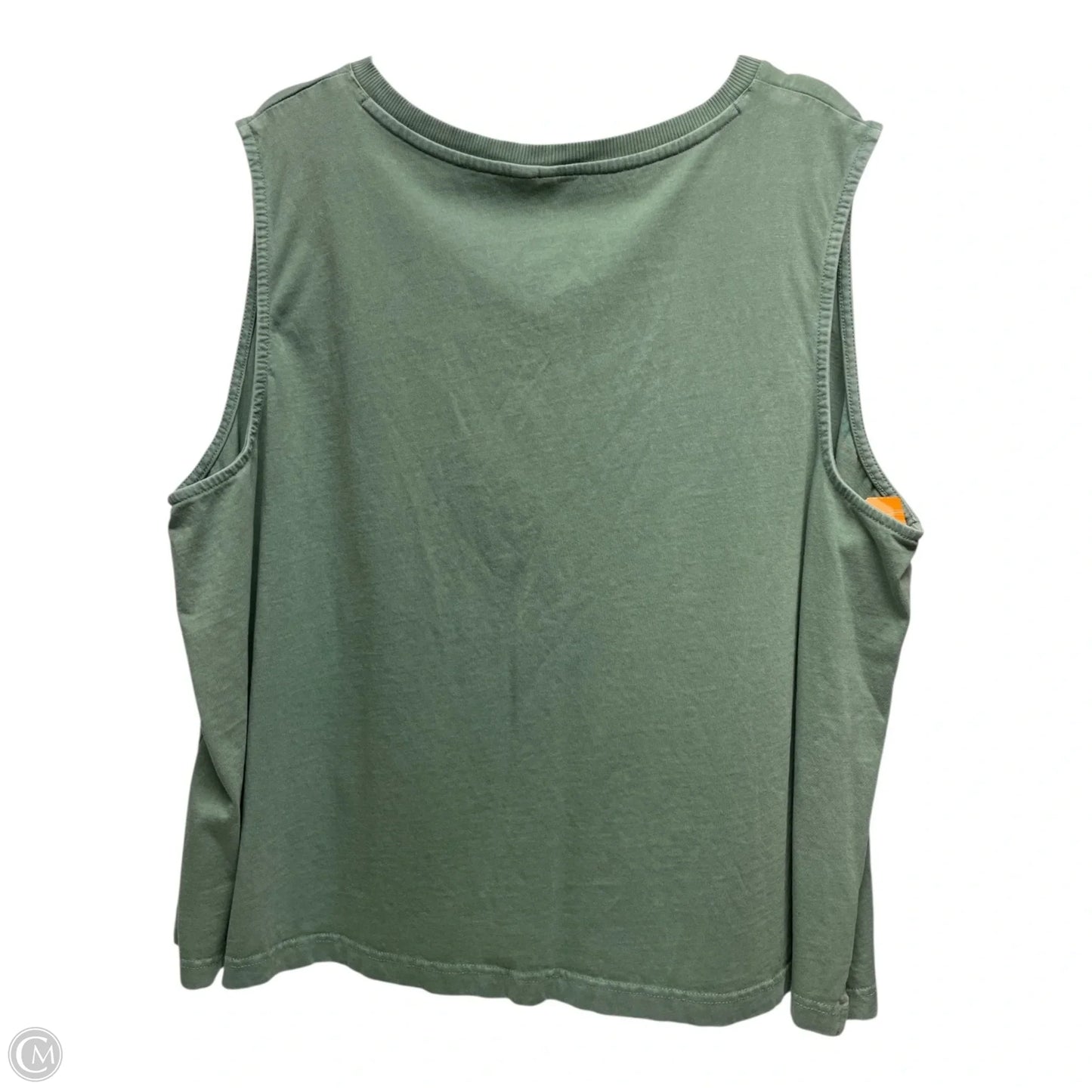 Top Sleeveless By Clothes Mentor In Green, Size: 4x