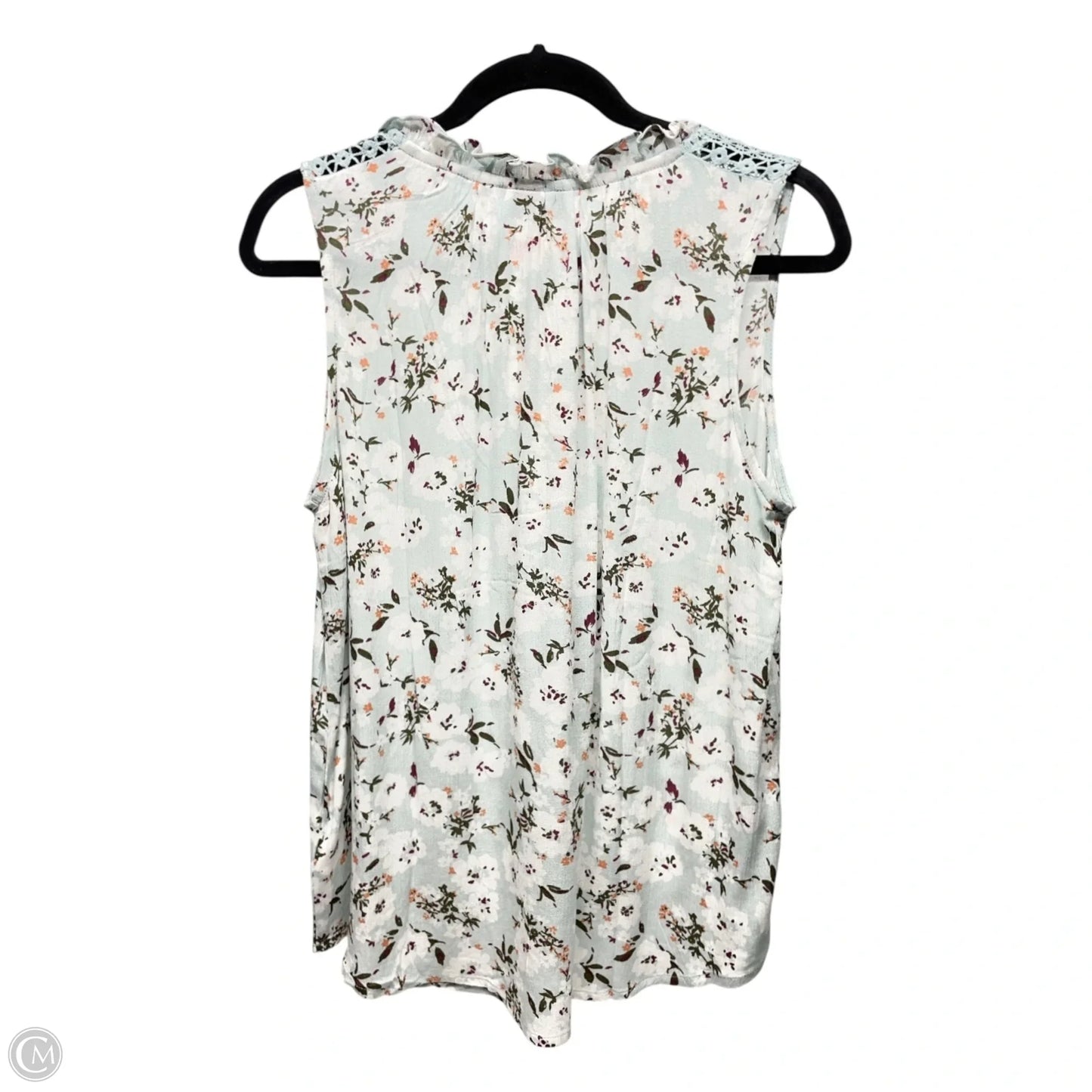 Top Sleeveless By Bobeau In Green, Size: M