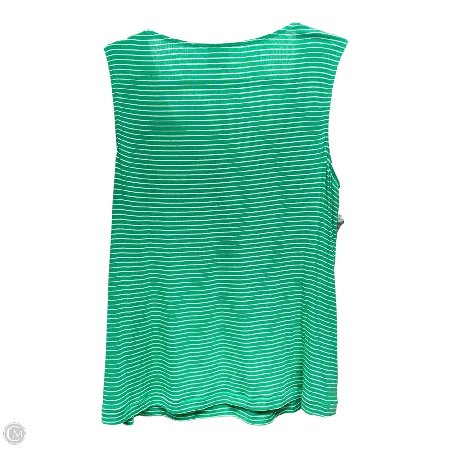 Top Sleeveless By Cabi In Green, Size: L