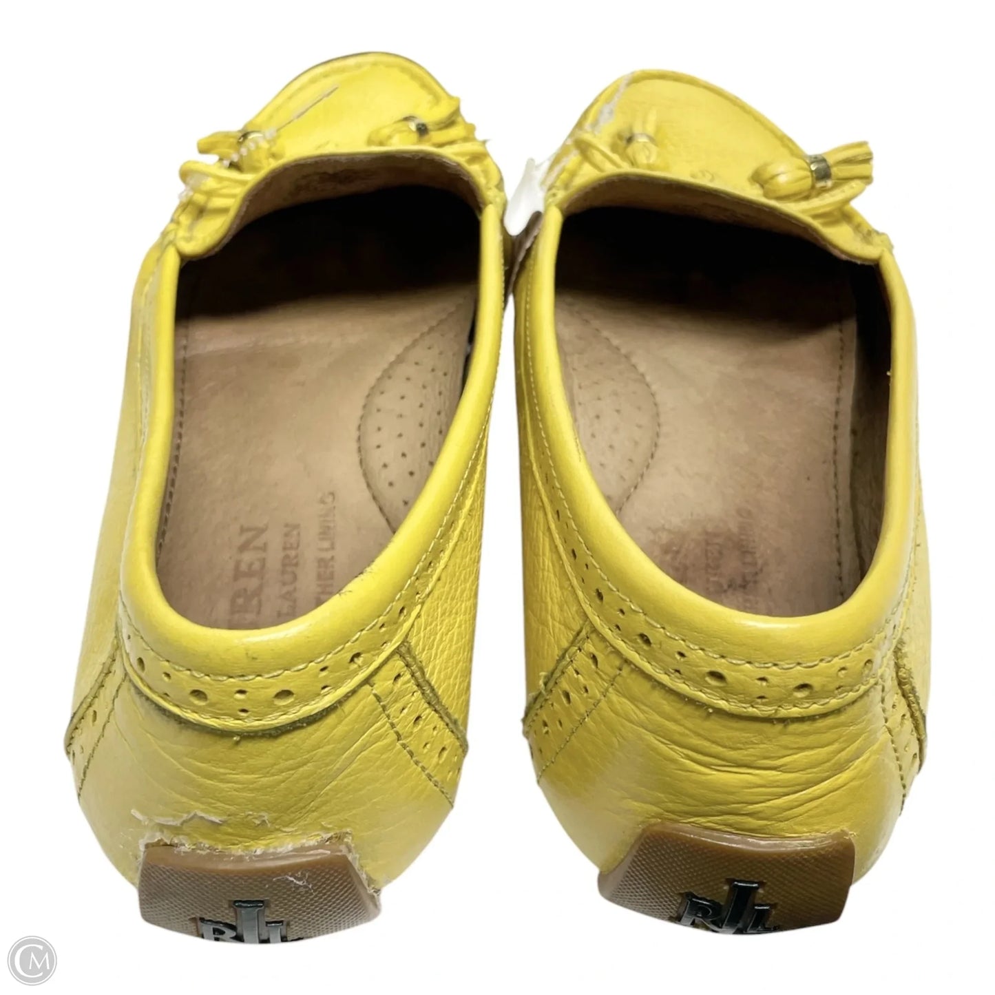 Shoes Flats By Ralph Lauren In Yellow, Size: 8
