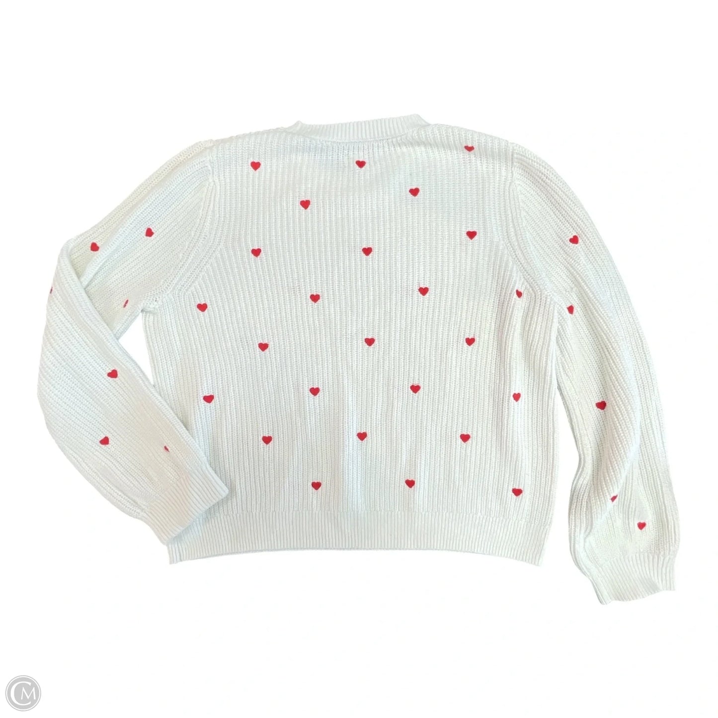 Sweater By Lucky Brand In White, Size: Xl