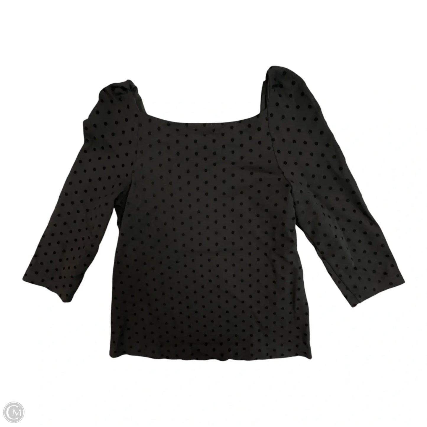 Top Short Sleeve By Ann Taylor In Black, Size: Xs