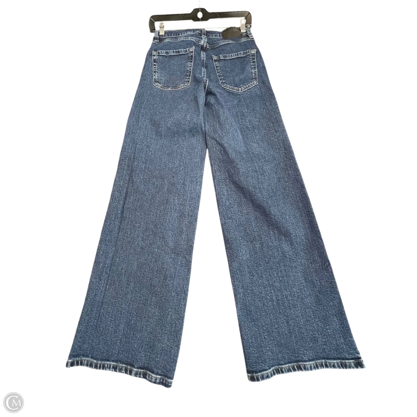Jeans Wide Leg By Dkny In Blue Denim, Size: 2