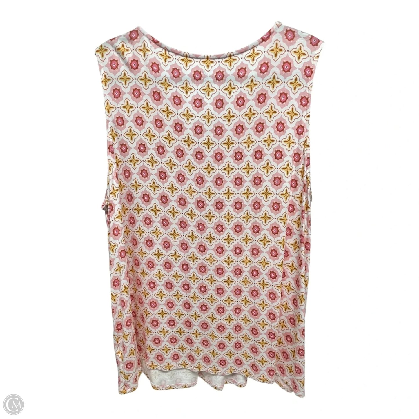 Top Sleeveless By Croft And Barrow In Multi-colored, Size: 2x