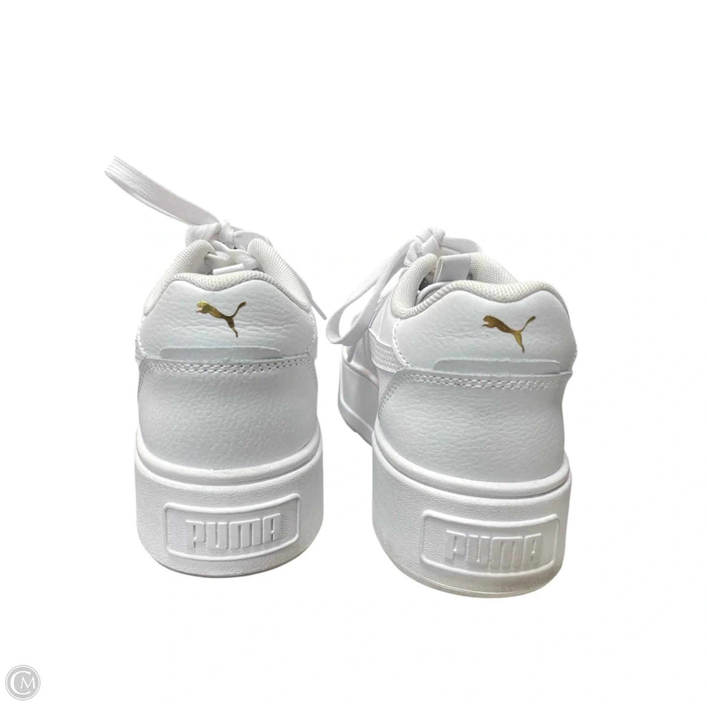 Shoes Sneakers By P448 In Black & Gold, Size: 7.5