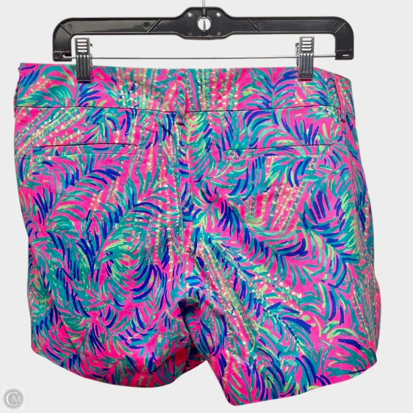 Shorts Designer By Lilly Pulitzer In Green & Pink, Size: 10
